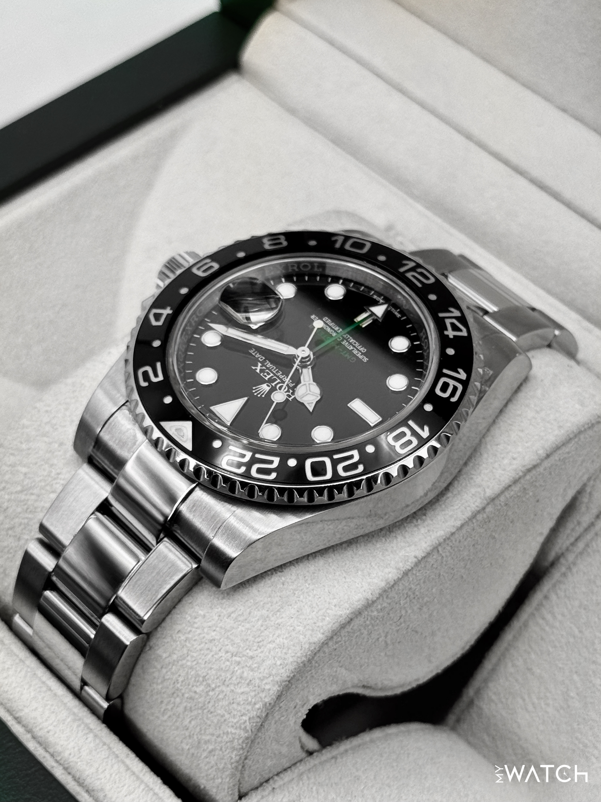 2016 Rolex GMT-Master II 40mm 116710LN Stainless Steel Black Dial - MyWatchLLC