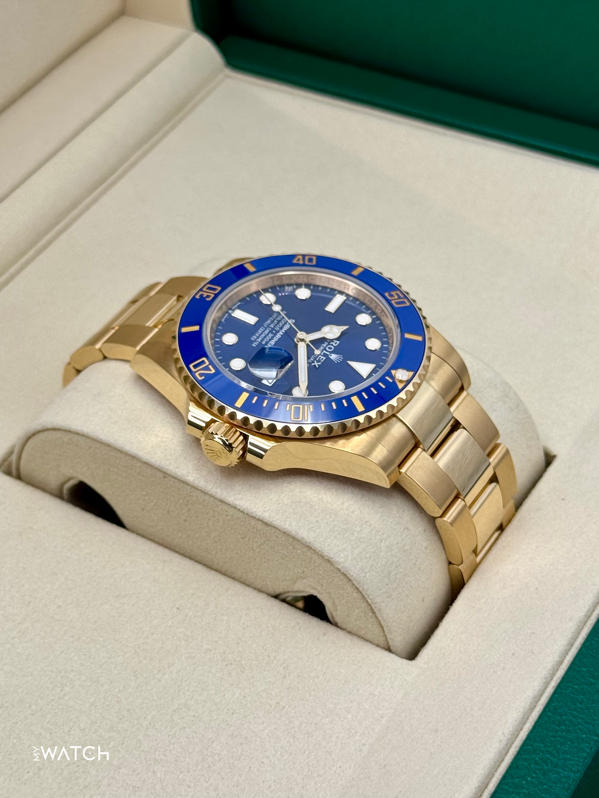 NEW 2025 Rolex Submariner "Bluesy" 41mm 126618LB Yellow Gold Blue Dial - MyWatchLLC