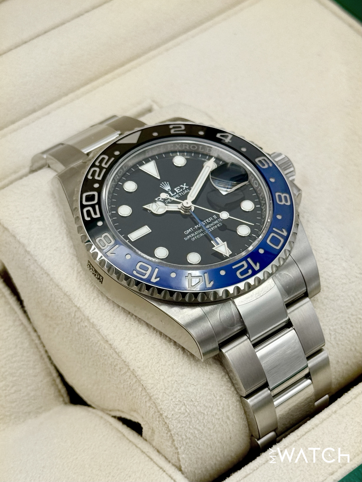 2024 Rolex GMT-Master II "Batman" 40mm 126710BLNR Oyster (STICKERED) - MyWatchLLC