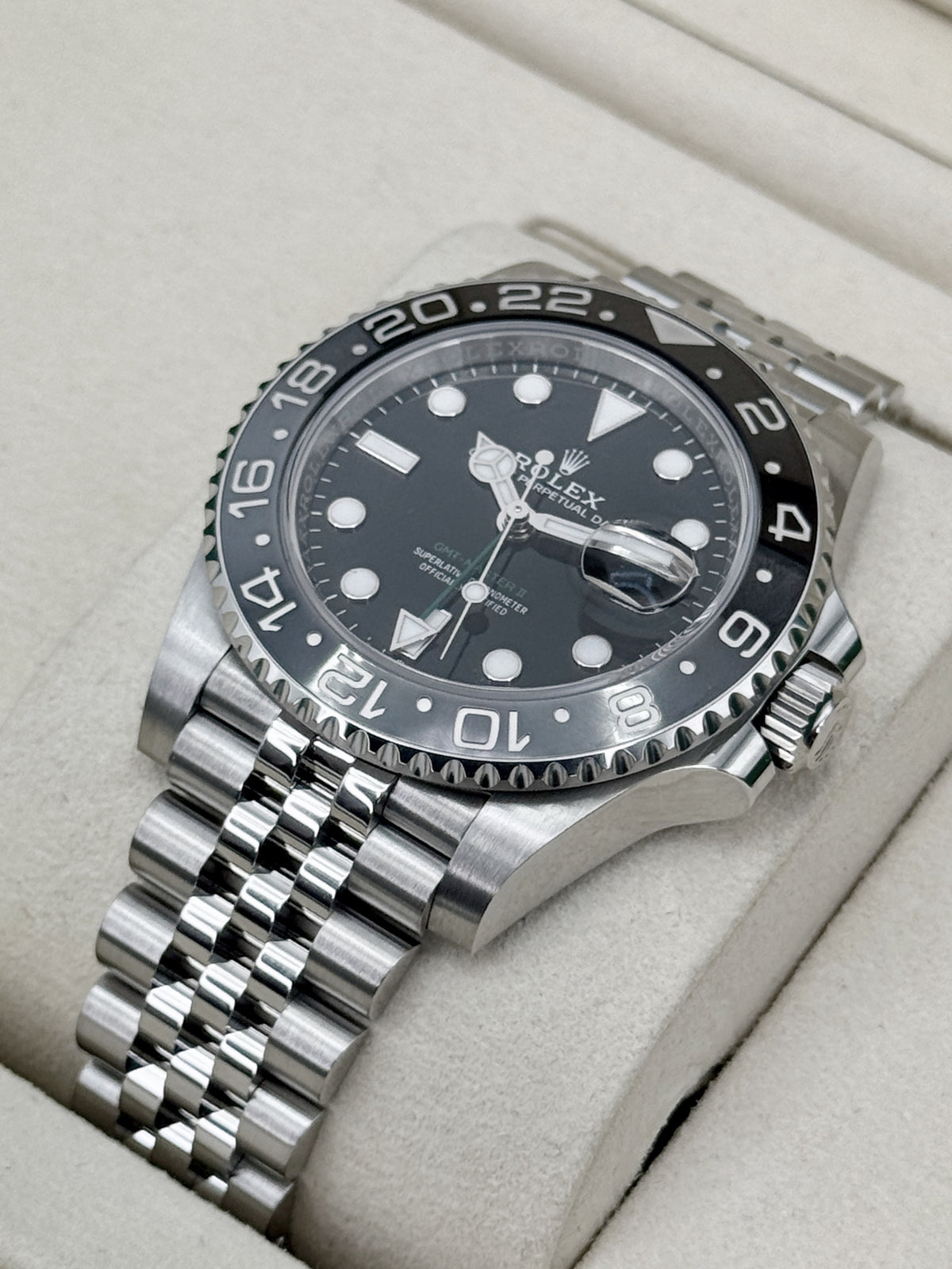 2025 Rolex GMT-Master II Bruce Wayne 40mm 126710GRNR Jubilee