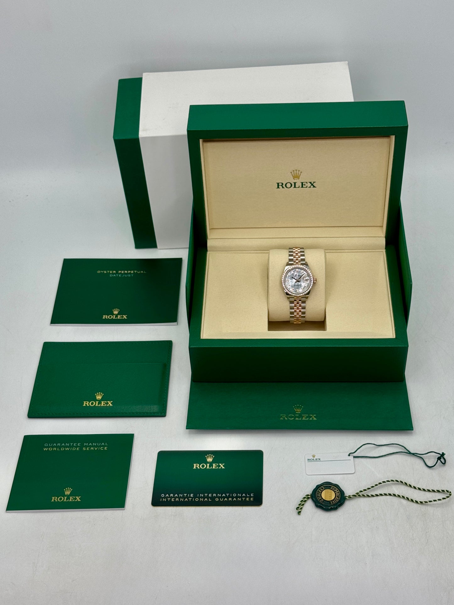 NEW 2026 Rolex Datejust 28mm 279381RBR Mother of Pearl Diamond Dial
