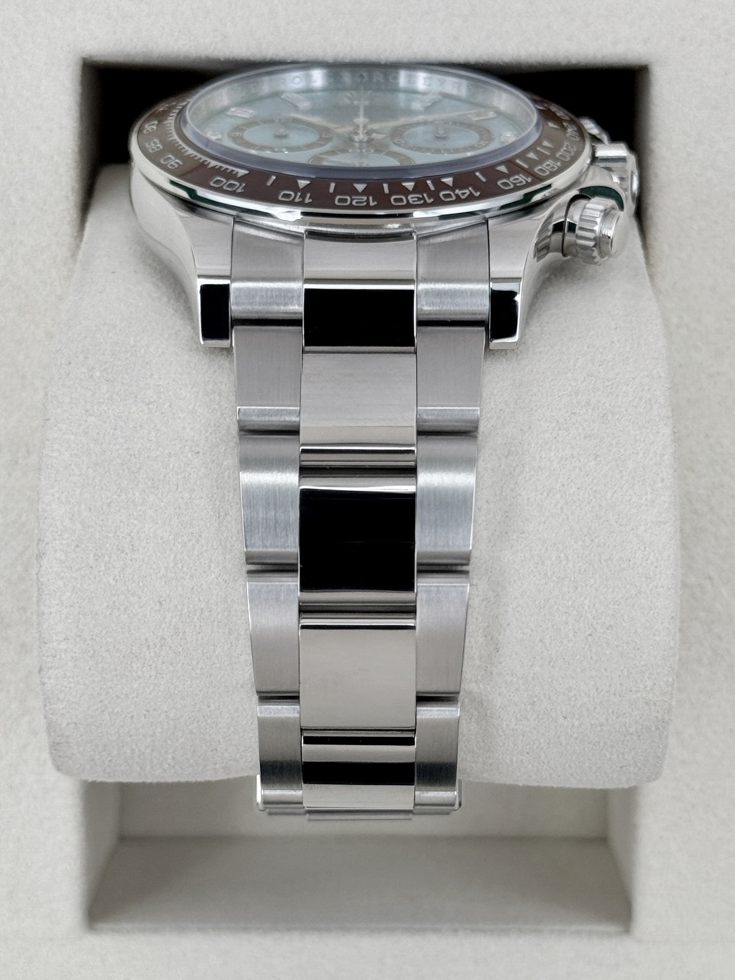 NEW 2025 Rolex Daytona 40mm 126506 Platinum Ice-Blue Diamond Baguette Dial