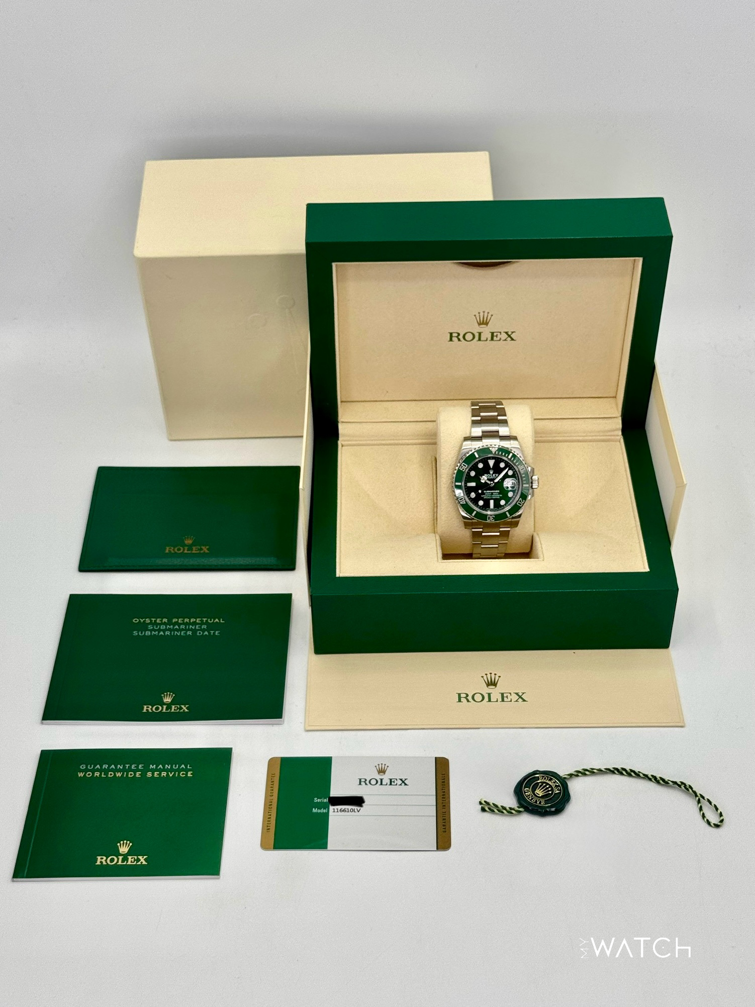 2018 Rolex Submariner “Hulk” 40mm 116610LV Green Dial - MyWatchLLC