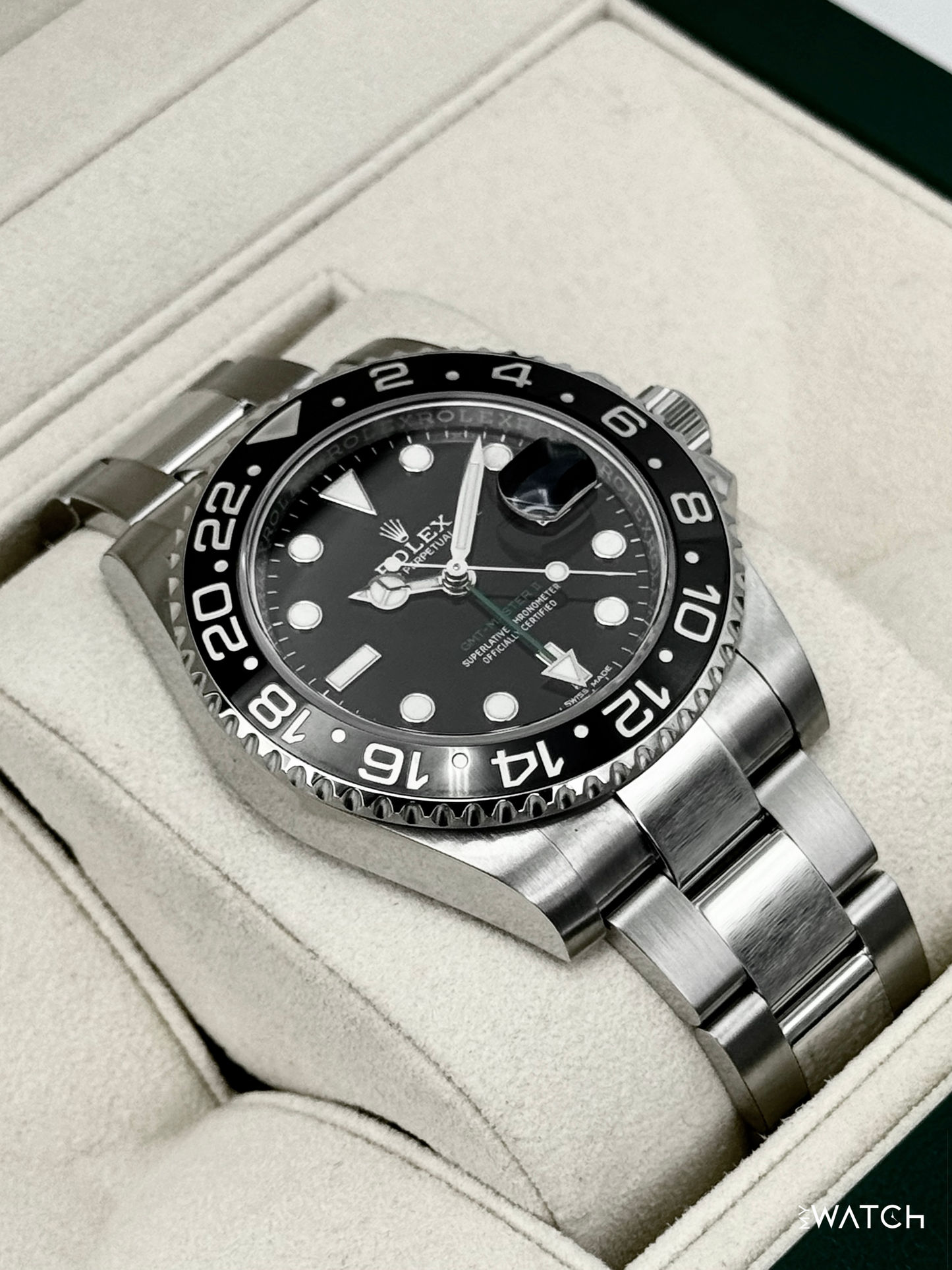 2018 Rolex GMT-Master II 40mm 116710LN Stainless Steel Black Dial - MyWatchLLC