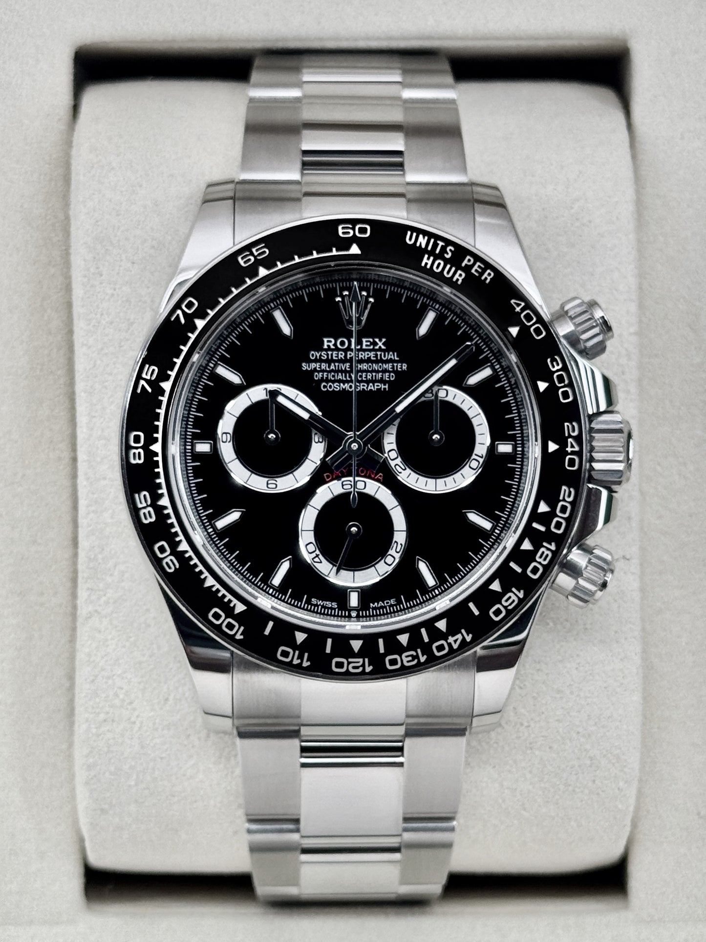 NEW 2026 Rolex Daytona 40mm 126500LN Stainless Steel Black Dial