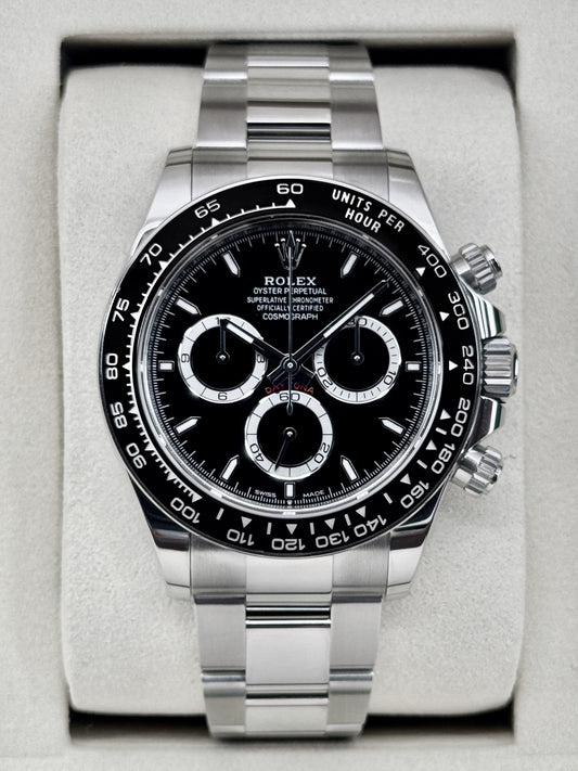 NEW 2026 Rolex Daytona 40mm 126500LN Stainless Steel Black Dial