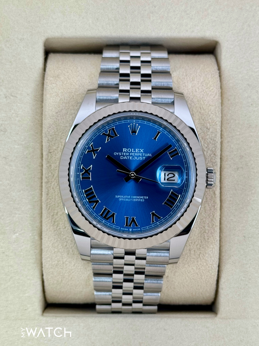 NEW 2025 Rolex Datejust 41mm 126334 Jubilee Blue Roman Numeral Dial