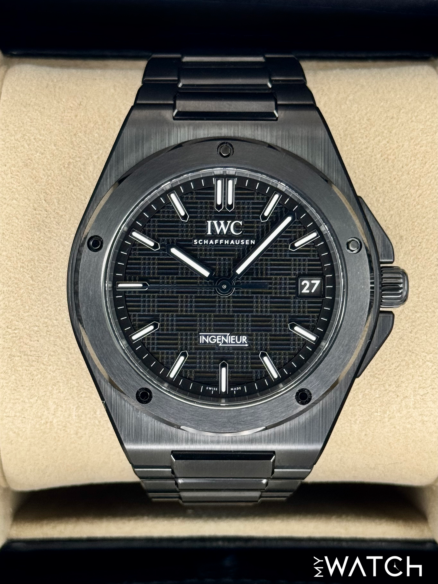 2025 IWC Ingenieur Automatic 42mm IW338903 Ceramic Black Dial
