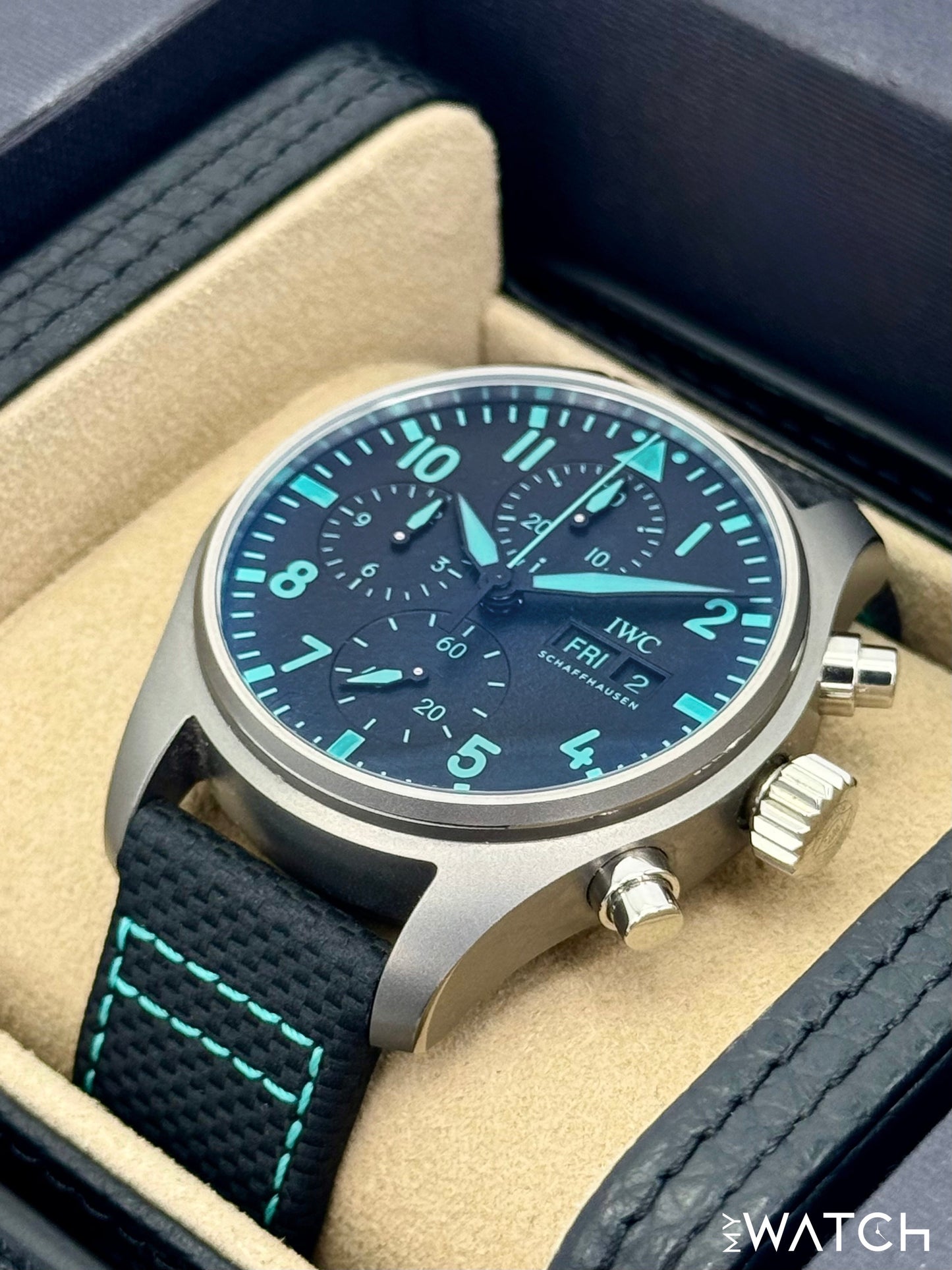 2023 IWC Pilot's Chronograph 41mm IW388108 Titanium Black Dial