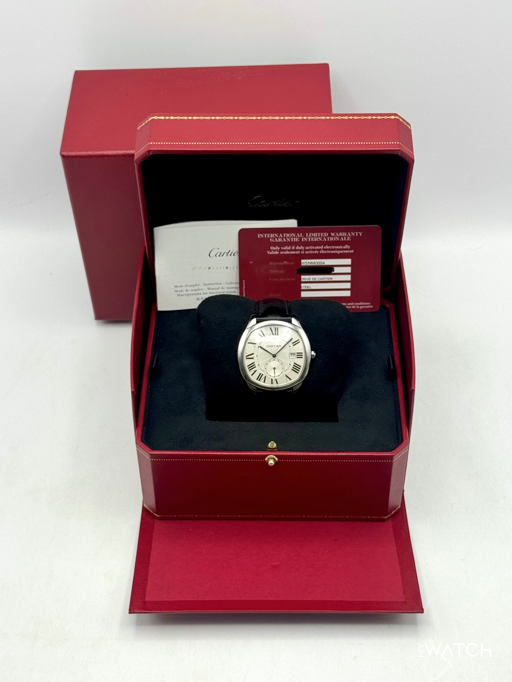 2020 Cartier Drive De Cartier 40mm WSNM0004 Stainless Steel White Dial - MyWatchLLC