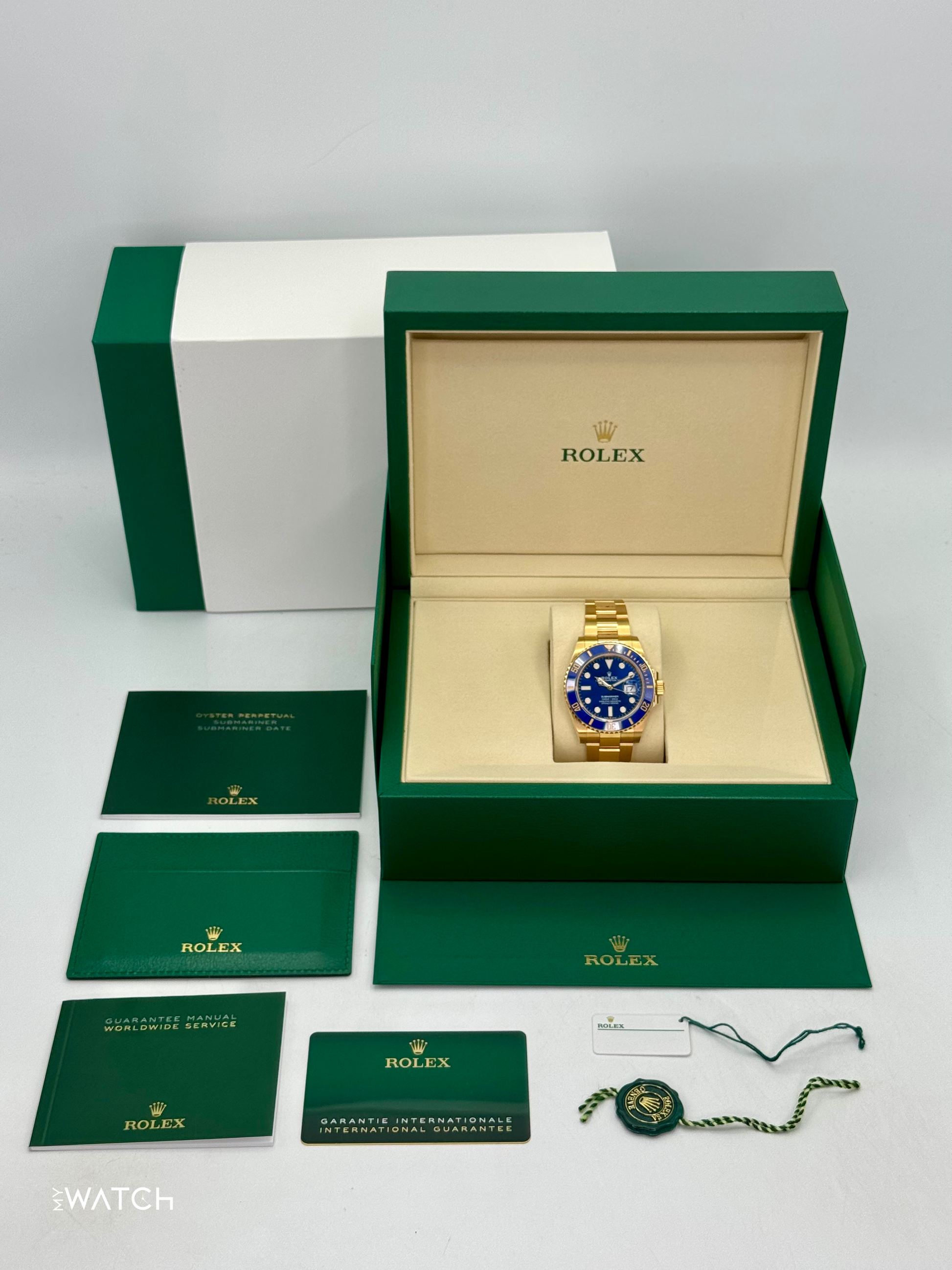 NEW 2025 Rolex Submariner "Bluesy" 41mm 126618LB Yellow Gold Blue Dial - MyWatchLLC
