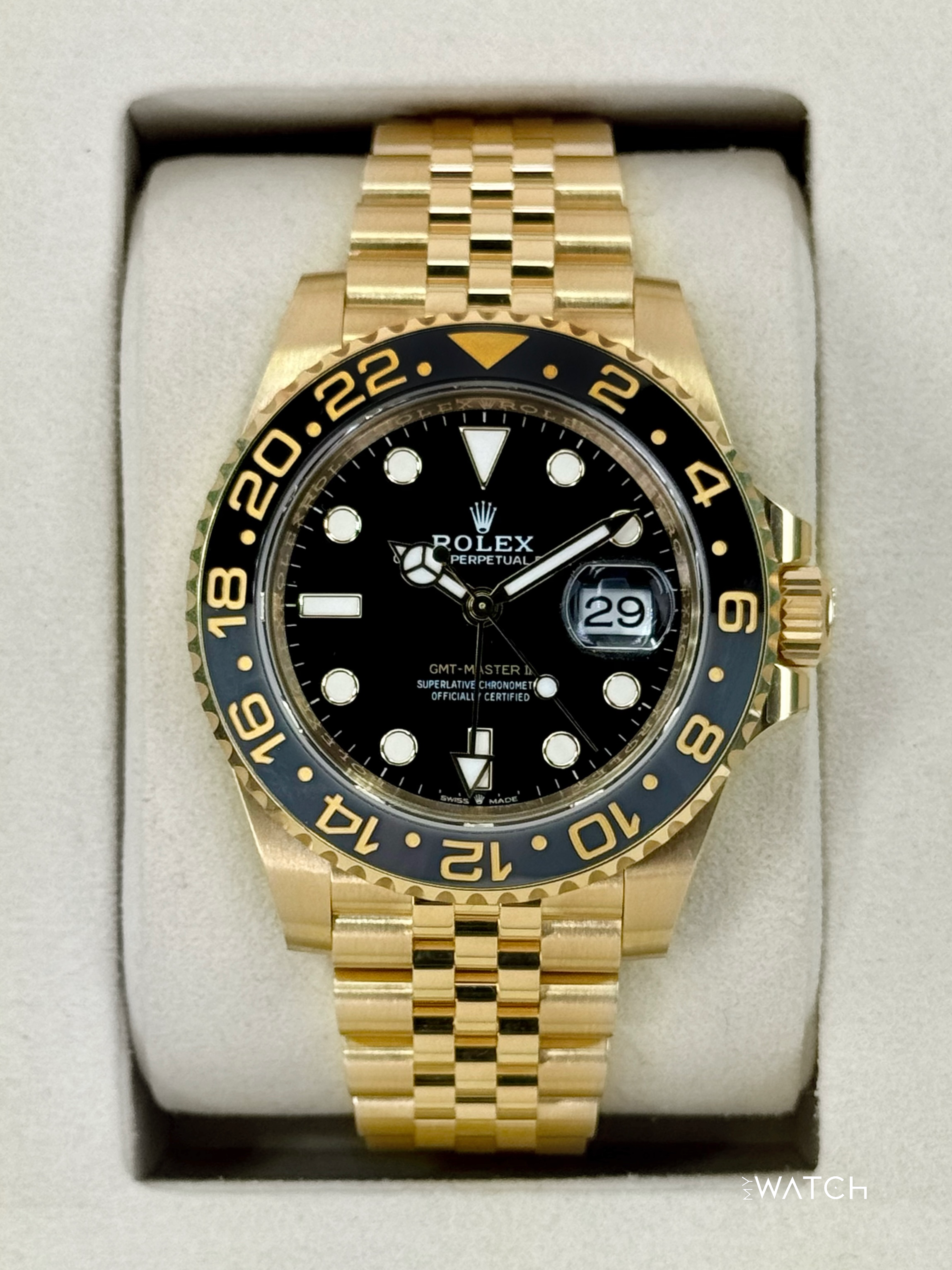 NEW 2025 Rolex GMT-Master II 40mm 126718GRNR Jubilee Black Dial (STICK