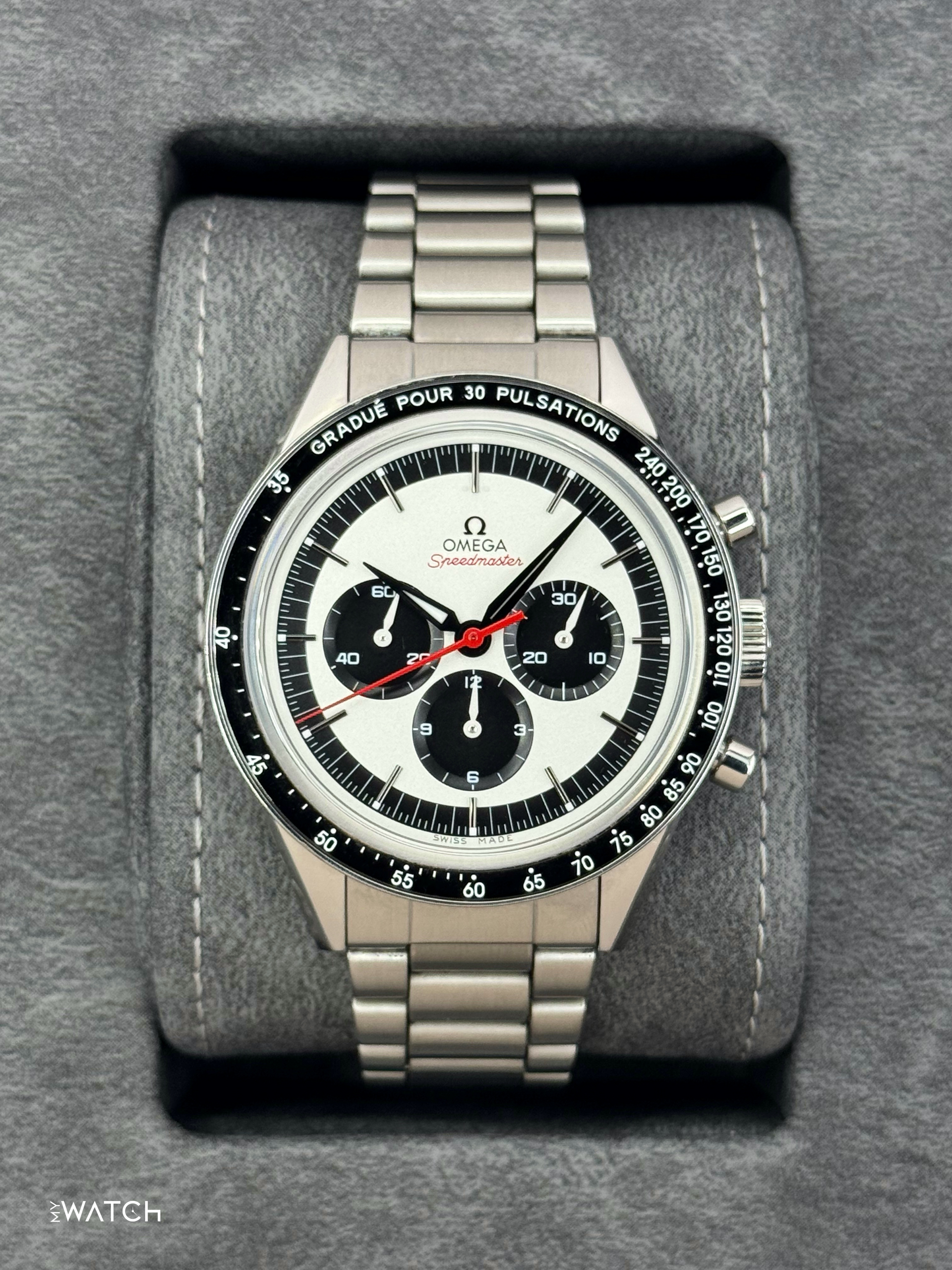 2018 Omega Speedmaster Moonwatch 311.32.40.30.02.001 39mm Silver Dial