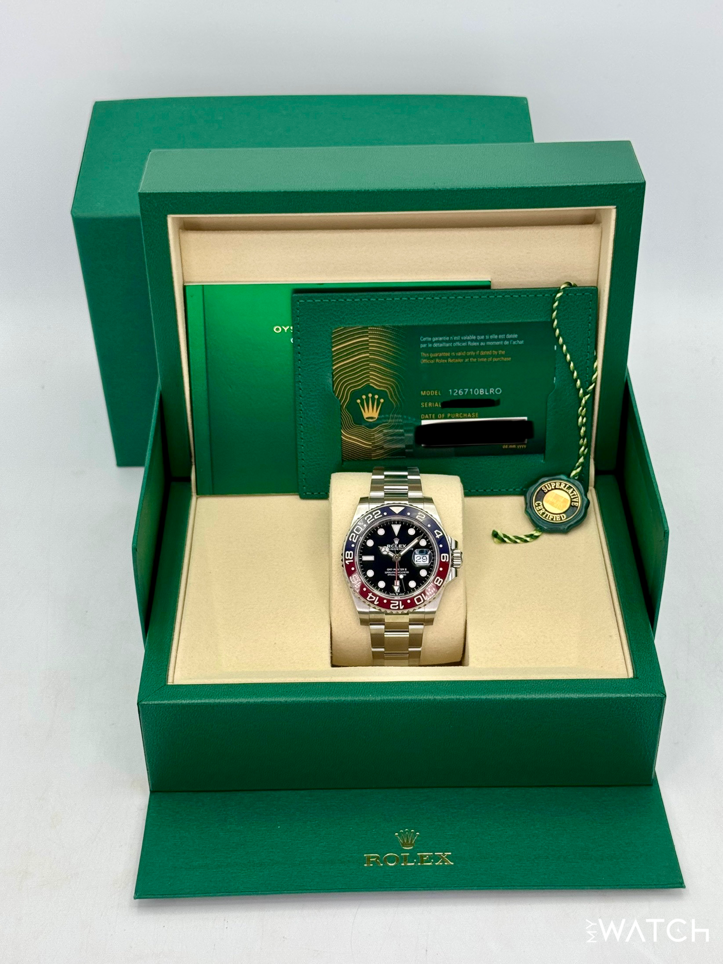 NEW 2025 Rolex GMT-Master II "Pepsi" 40mm 126710BLRO Oyster