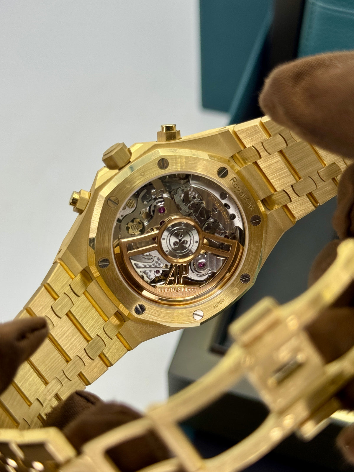 NEW 2026 Audemars Piguet Royal Oak Chronograph 41mm 26240BA Gold Dial