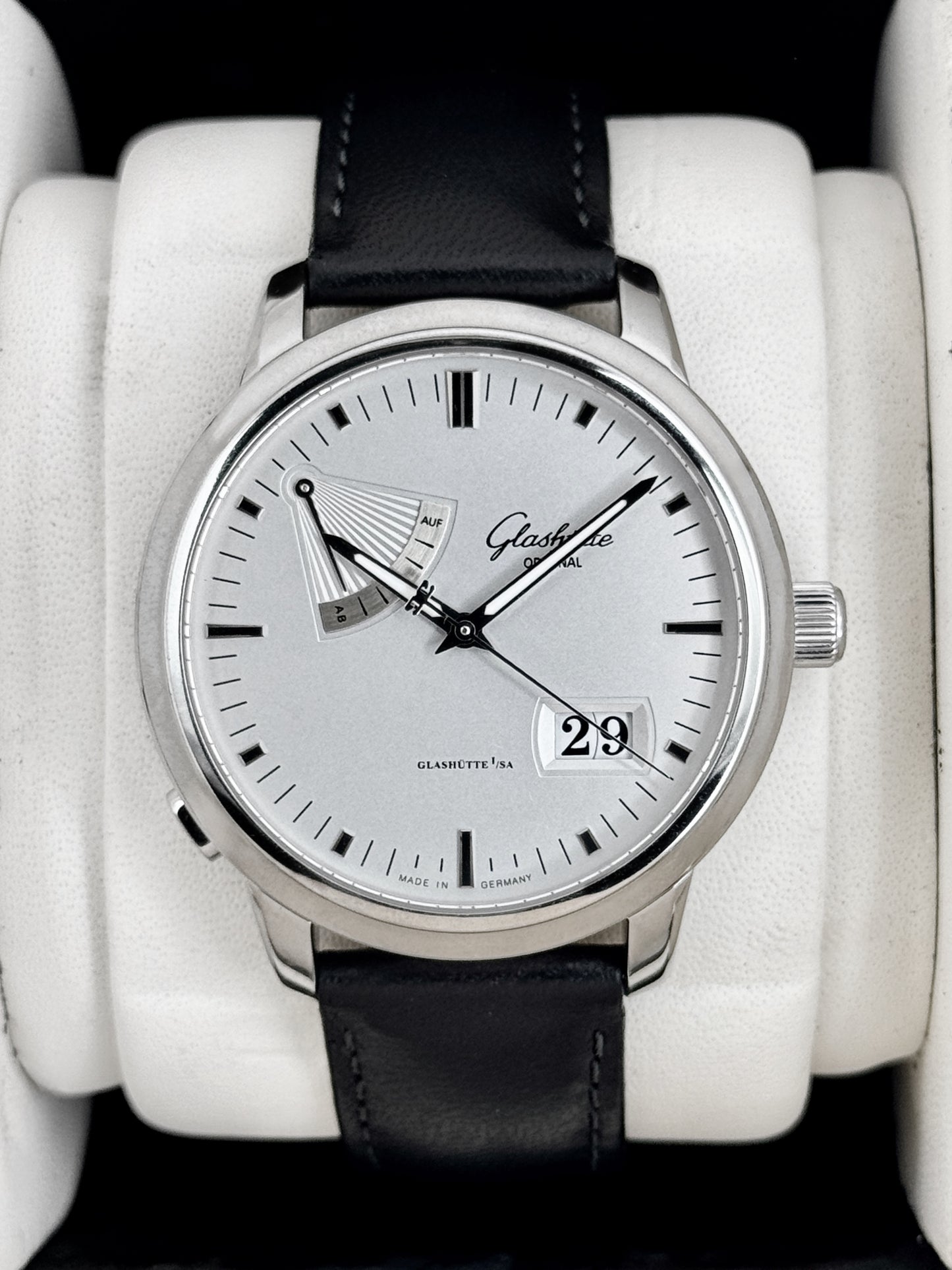 2011 Glashütte Original Senator 40mm 100-01-13-02-04 Stainless Steel Silver Dial