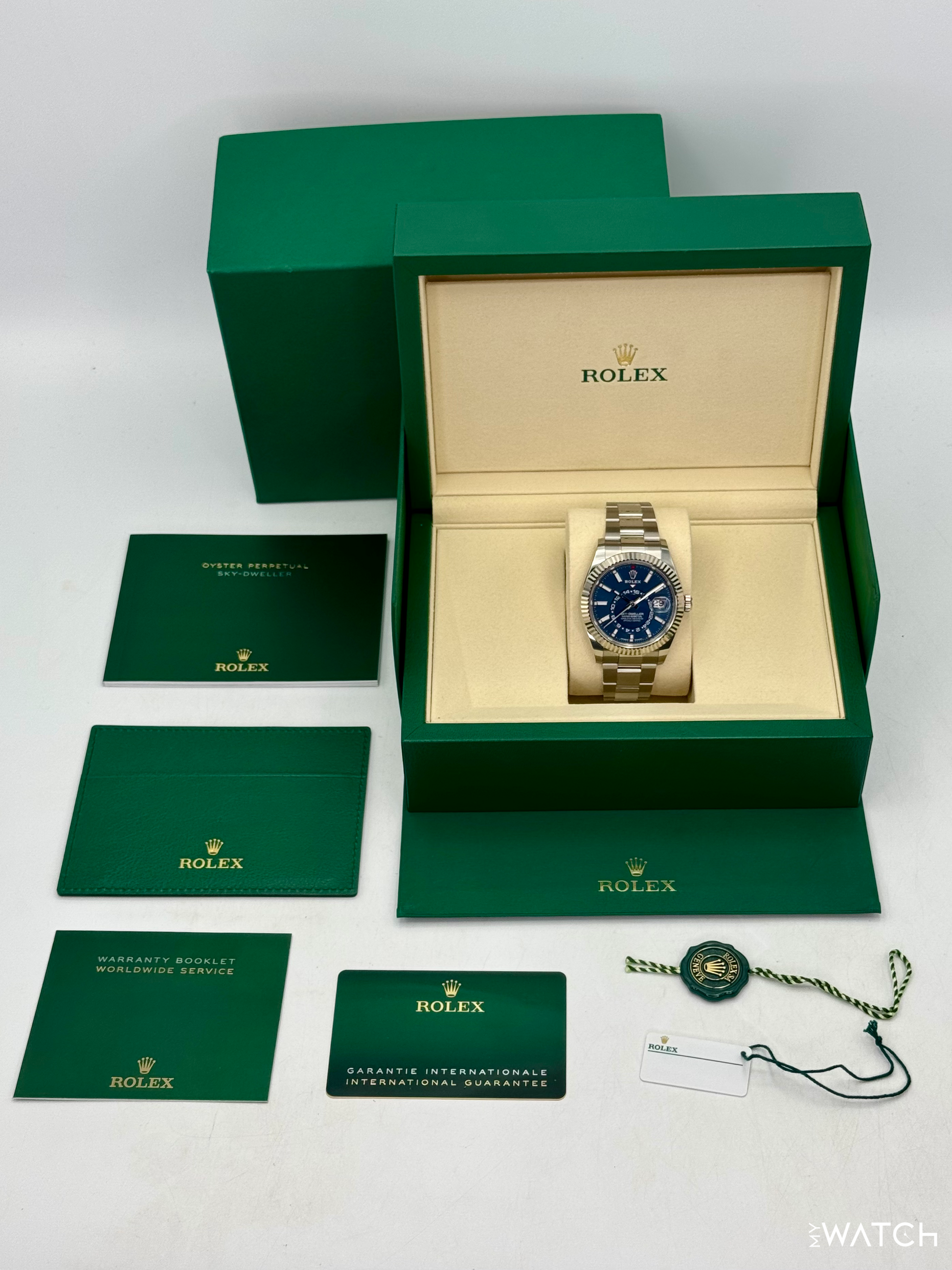 NEW 2026 Rolex Sky-Dweller 42mm 336934 Oyster Blue Dial - MyWatchLLC