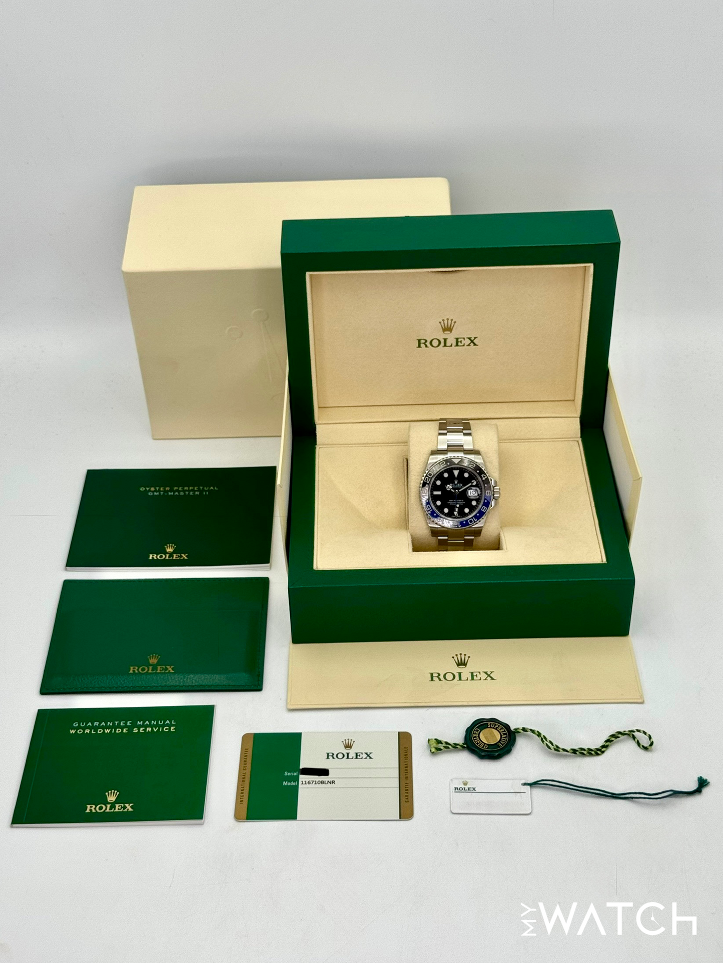 2016 Rolex GMT-Master II "Batman" 40mm 116710BLNR Oyster