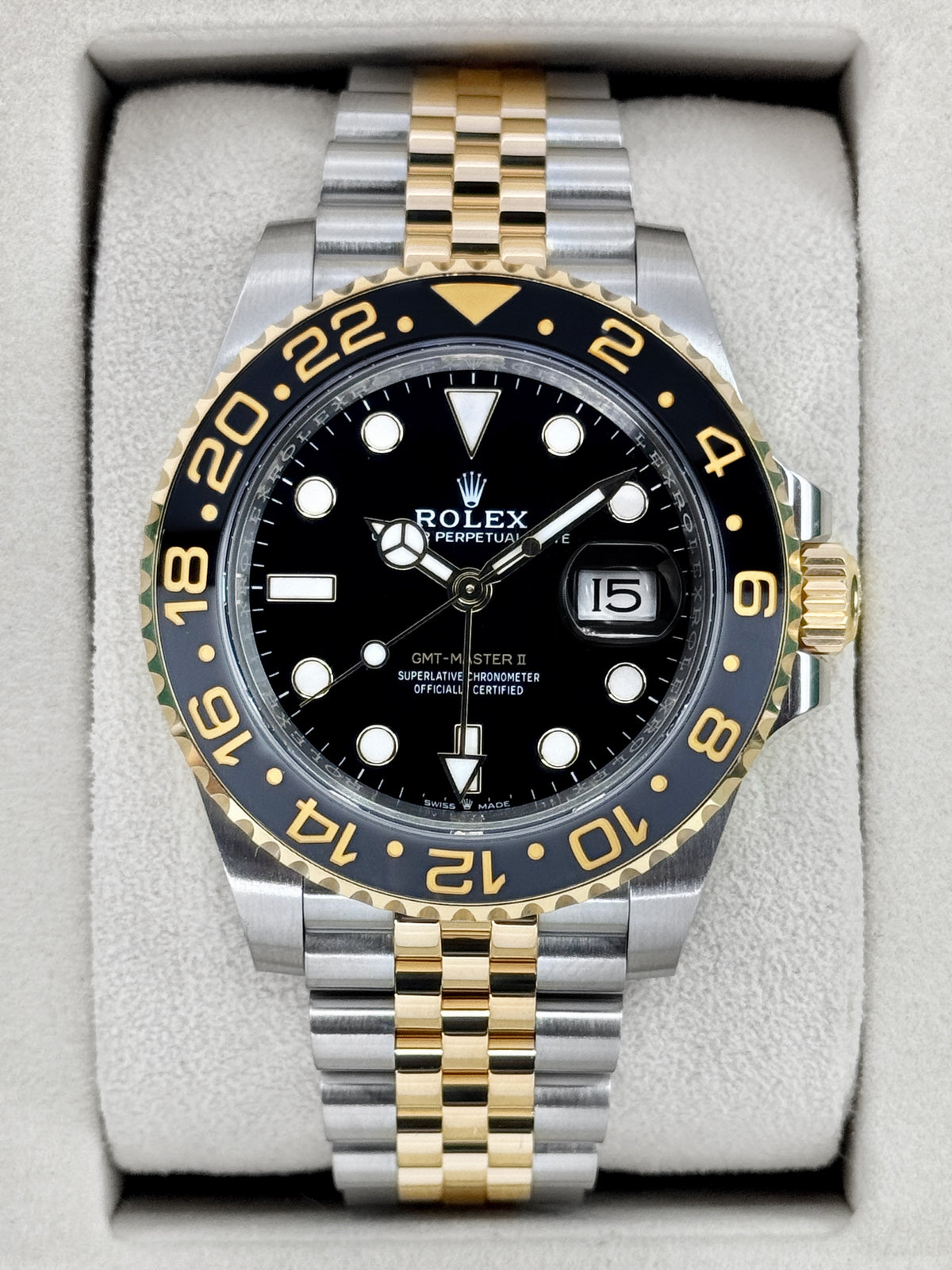 2025 Rolex GMT-Master II Zombie 40mm 126713GRNR Two-Tone Jubilee - MyWatchLLC