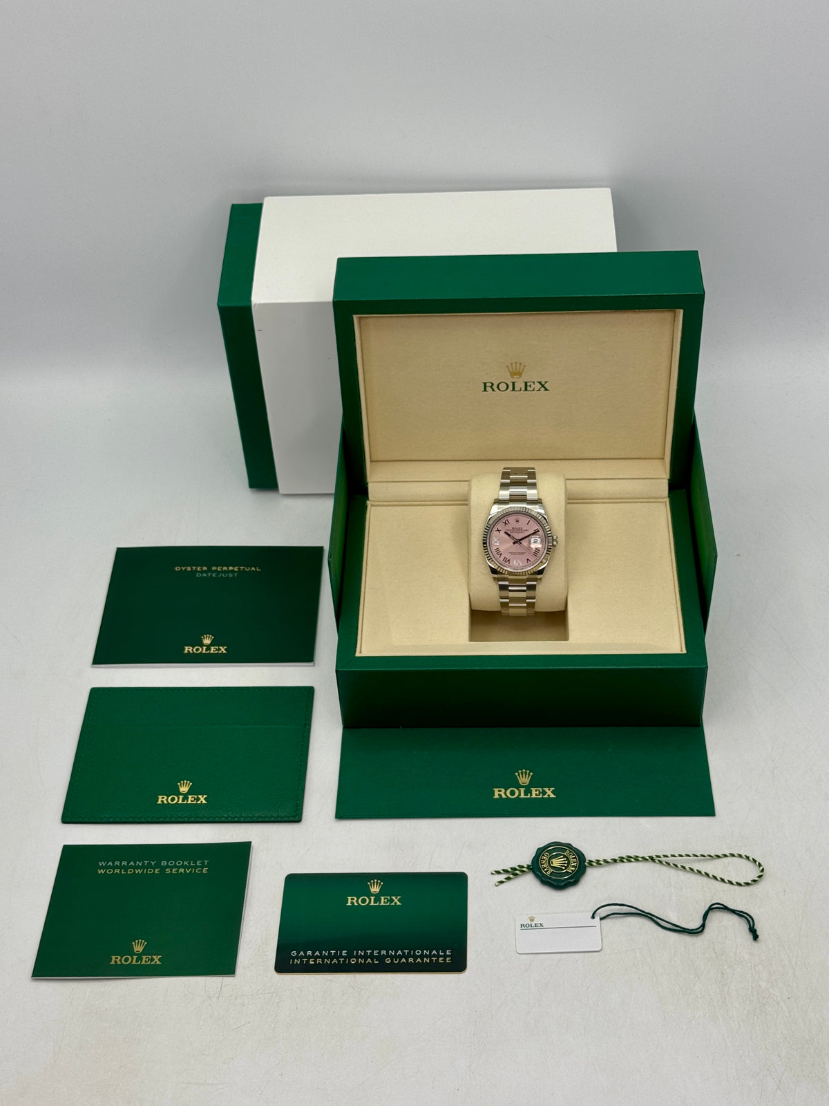 NEW 2026 Rolex Datejust 36mm 126234 Stainless Steel Oyster Pink Diamond Dial