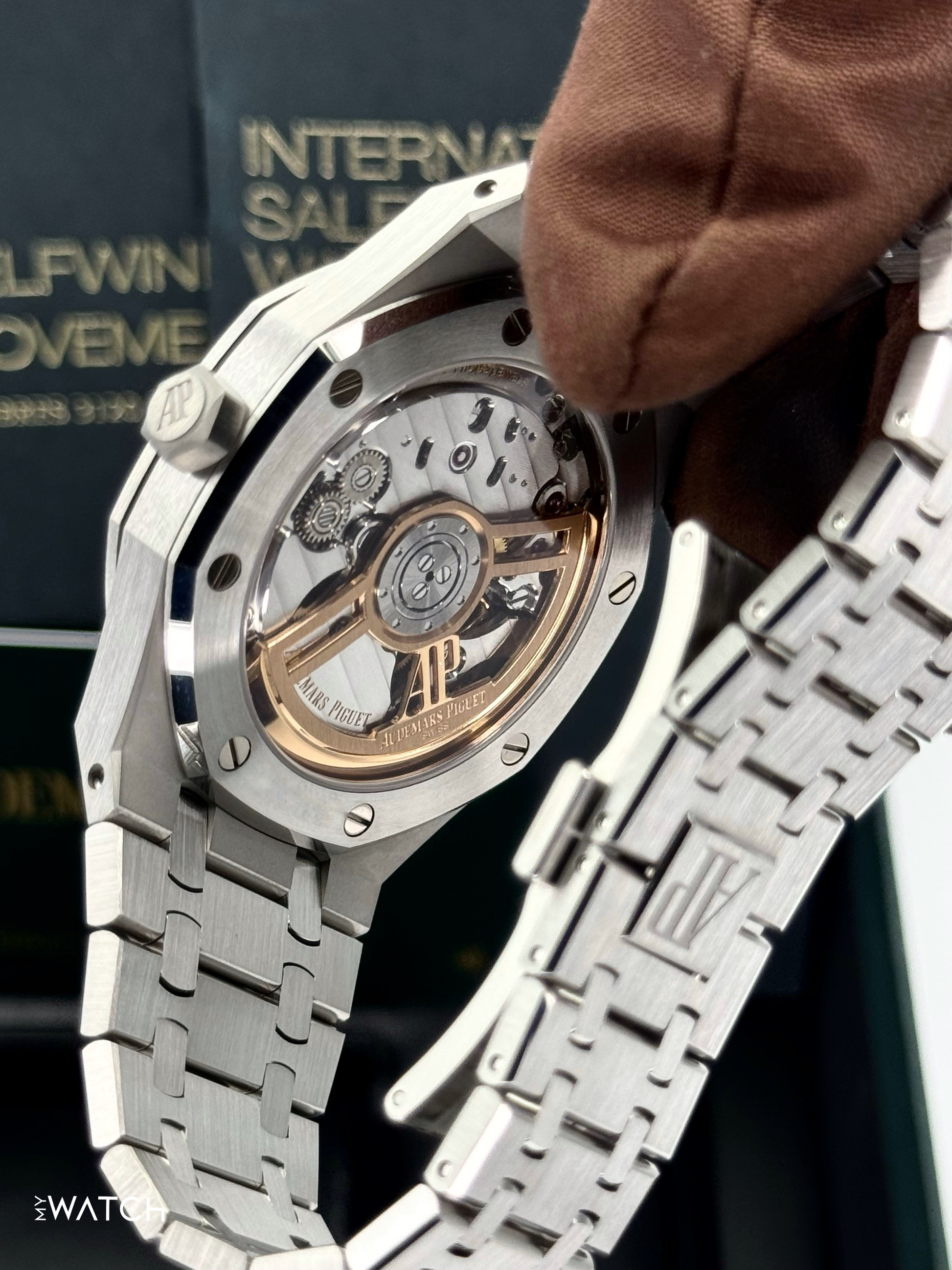 2025 Audemars Piguet  Royal Oak  41mm 15510ST Stainless Steel Black Dial - MyWatchLLC