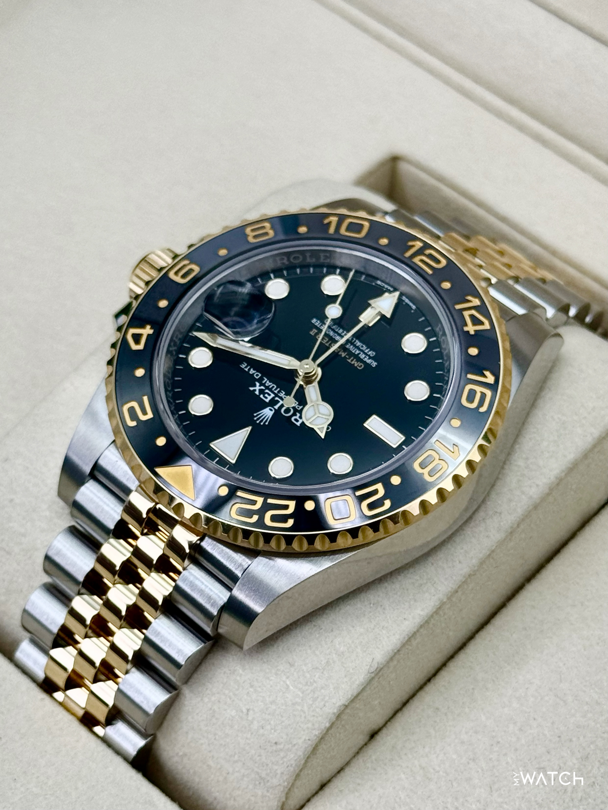 NEW 2025 Rolex GMT-Master II 40mm 126713GRNR Two-Tone Jubilee - MyWatchLLC
