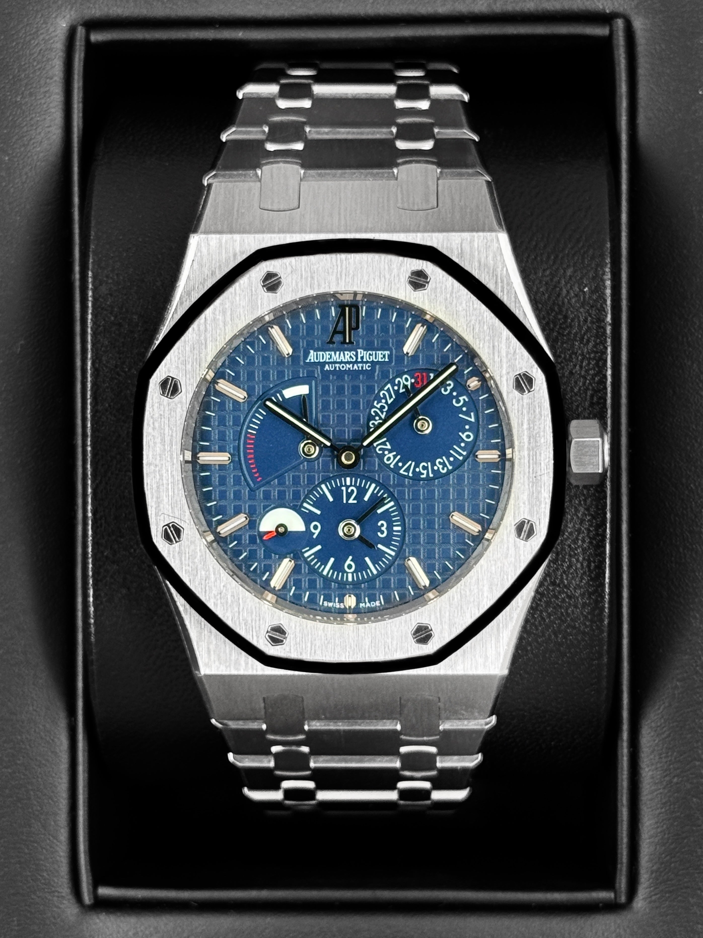 とあさく 2013 Audemars Piguet Royal Oak Dual Time 39mm 26120ST Blue Dial