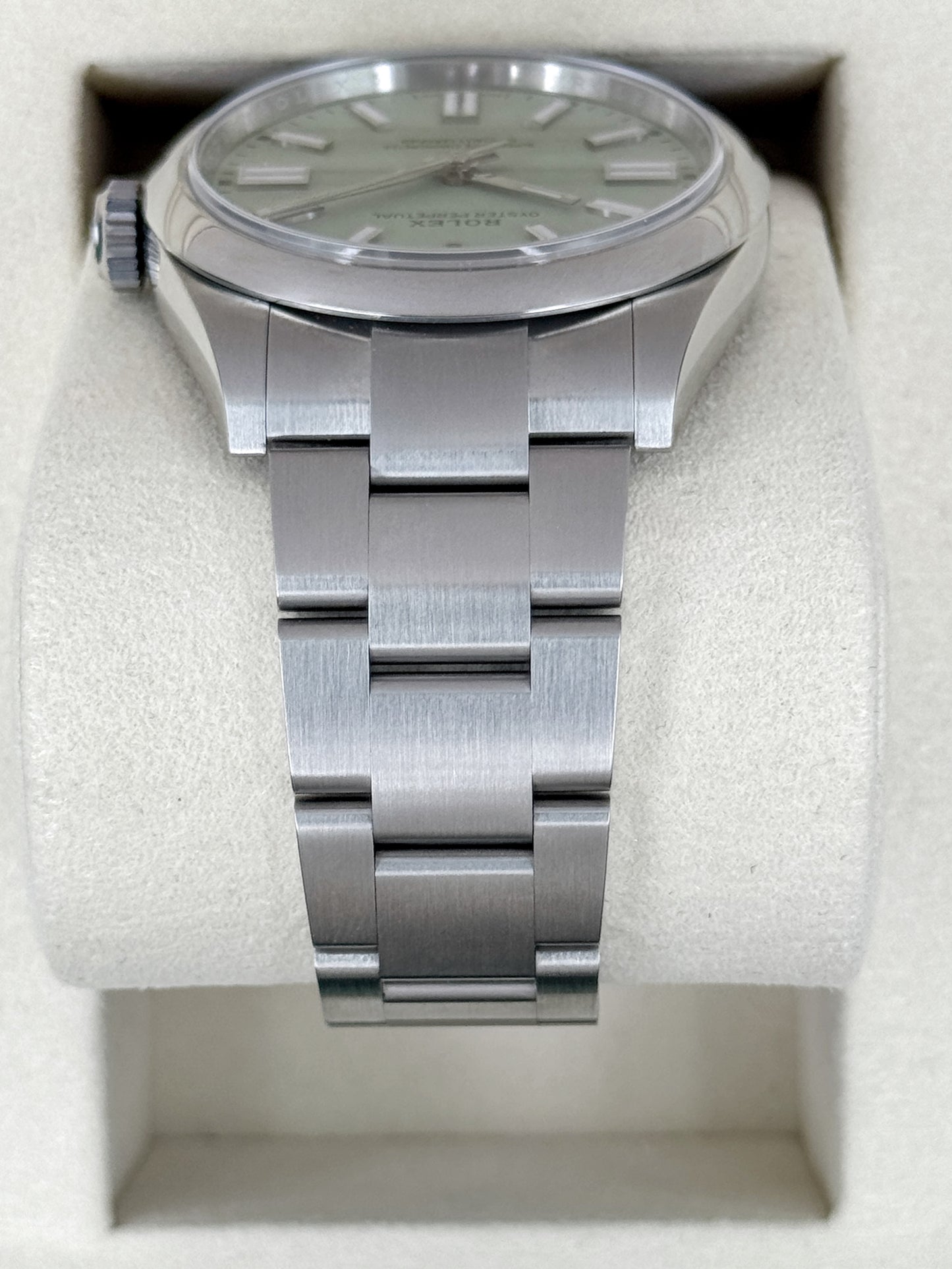 2025 Rolex Oyster Perpetual 41mm 134300 Pistachio Dial
