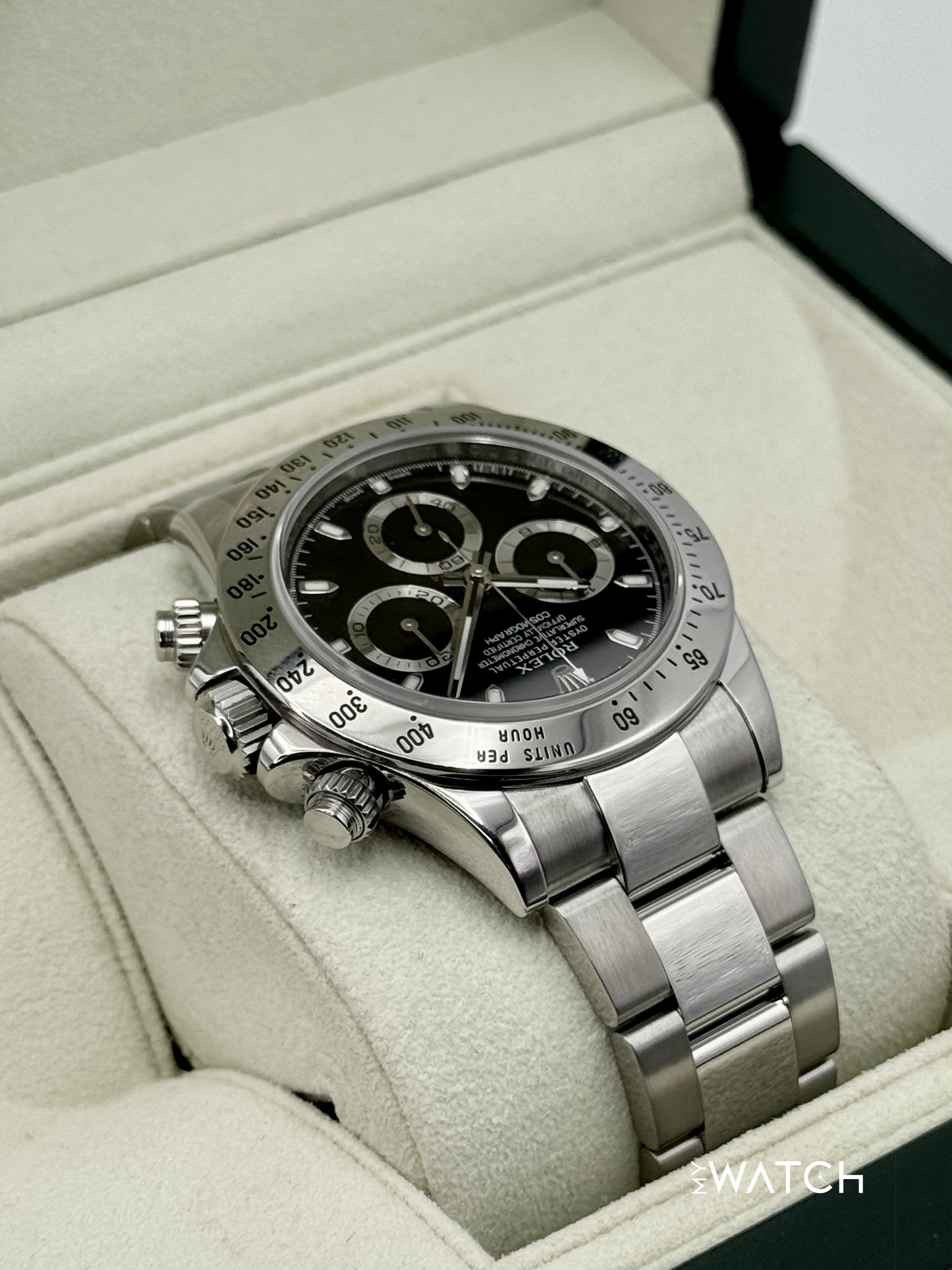 2013 Rolex Daytona 40mm 116520 Stainless Steel Black APH Dial