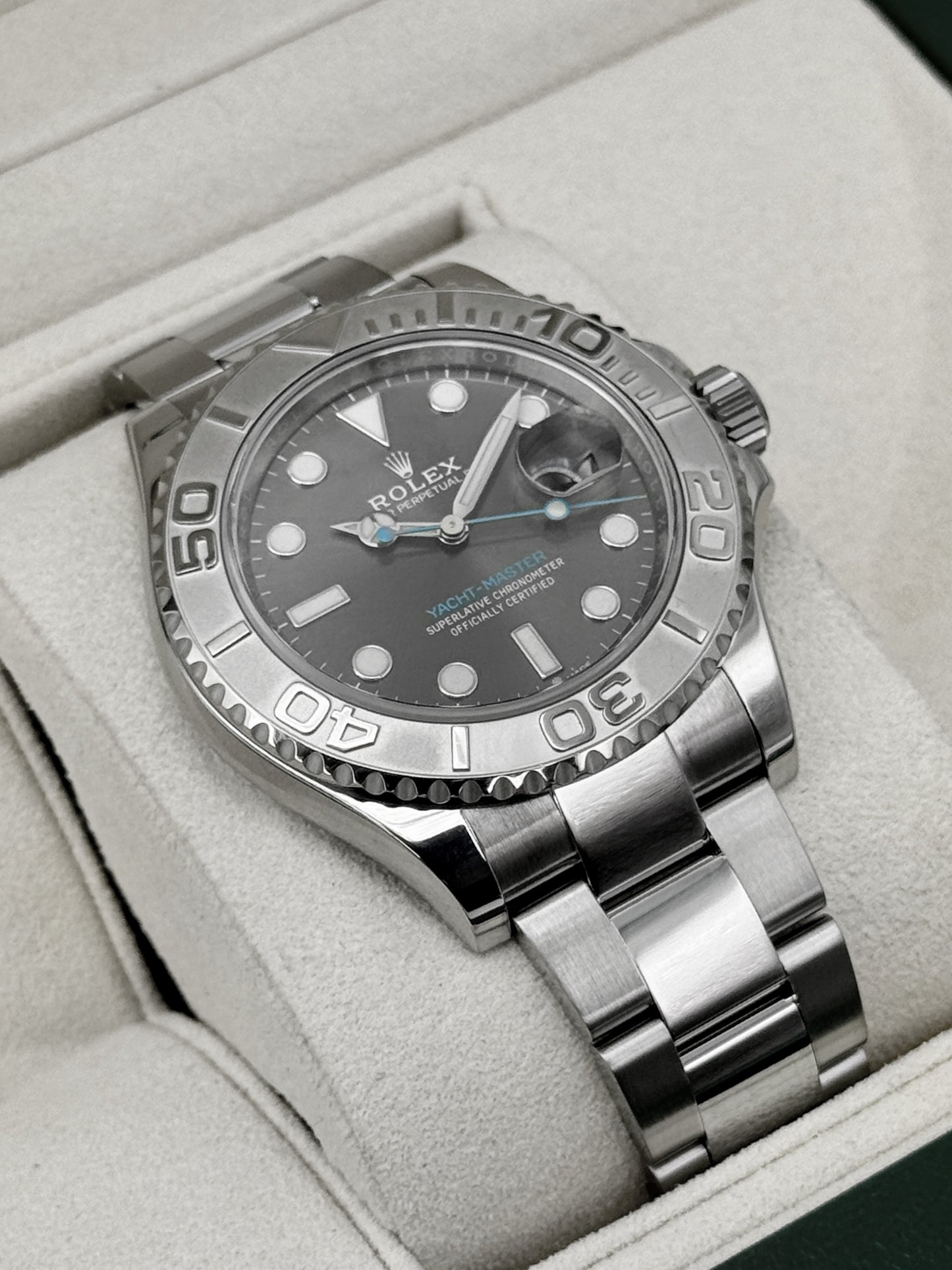 2020 Rolex Yacht-Master 40mm 126622 Stainless Steel Rhodium Dial