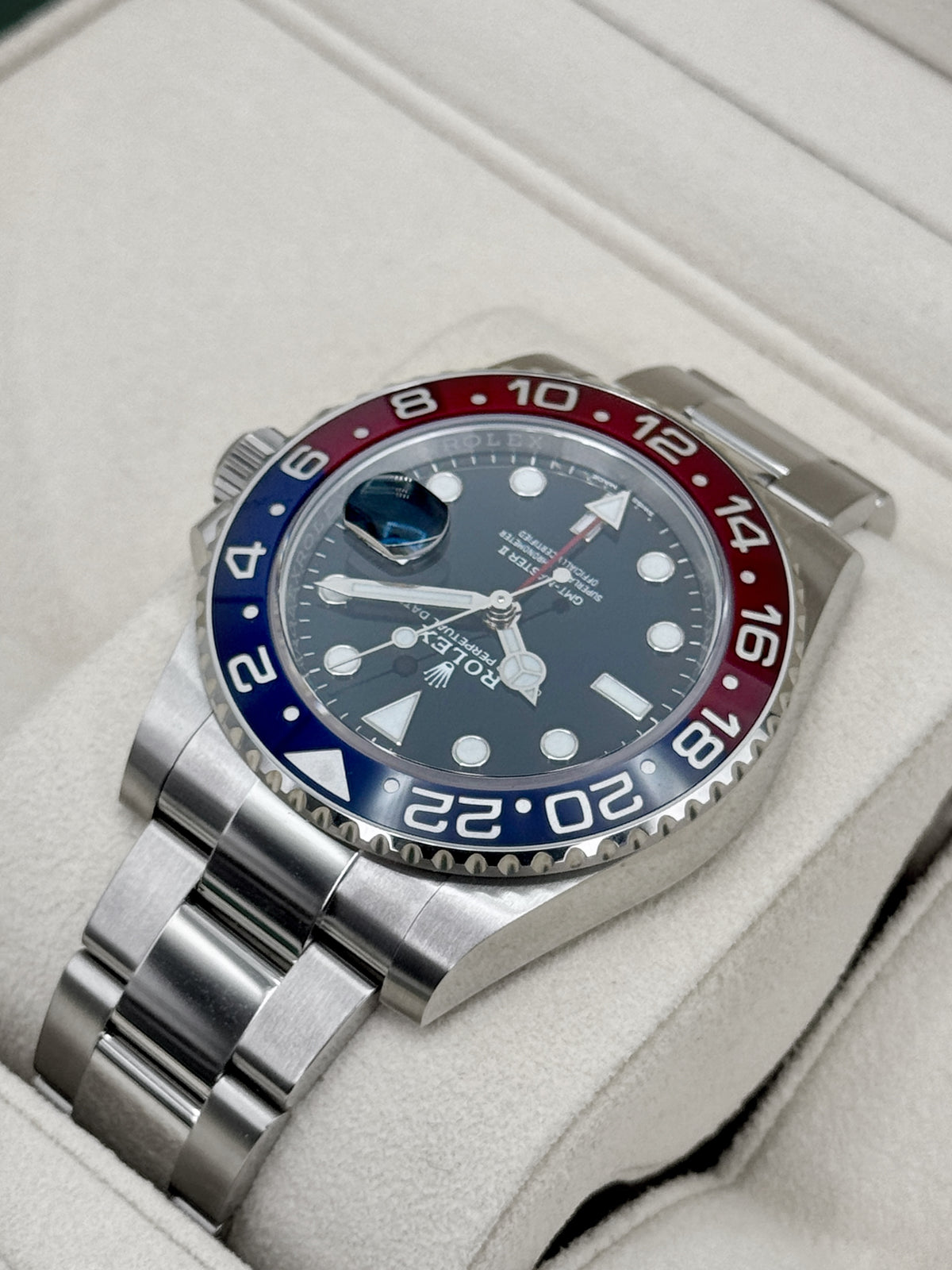 2022 Rolex GMT-Master II Pepsi 40mm 126710BLRO Oyster