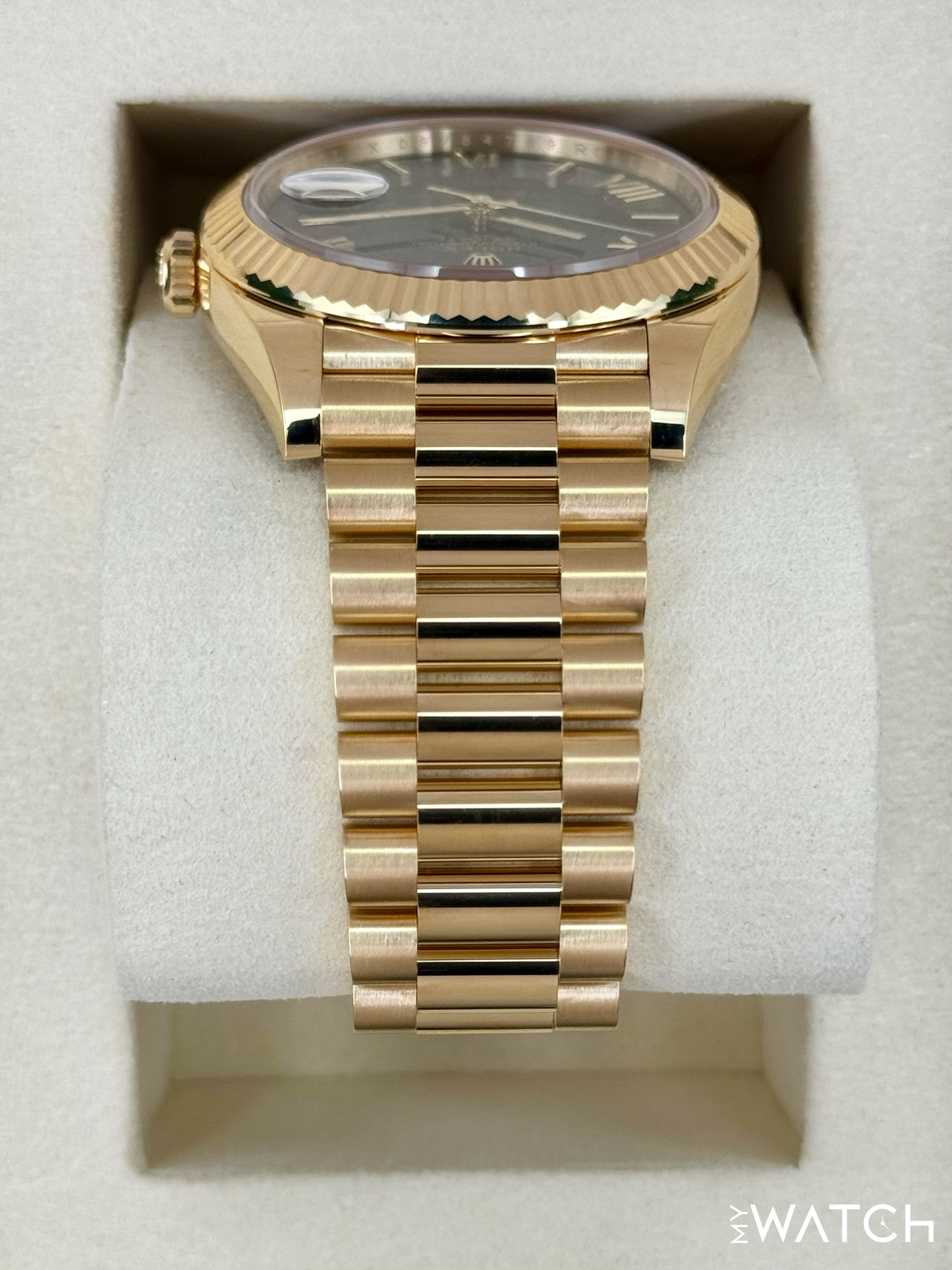 NEW 2025 Rolex Day-Date 40mm 228238 Presidential Green Ombre Dial