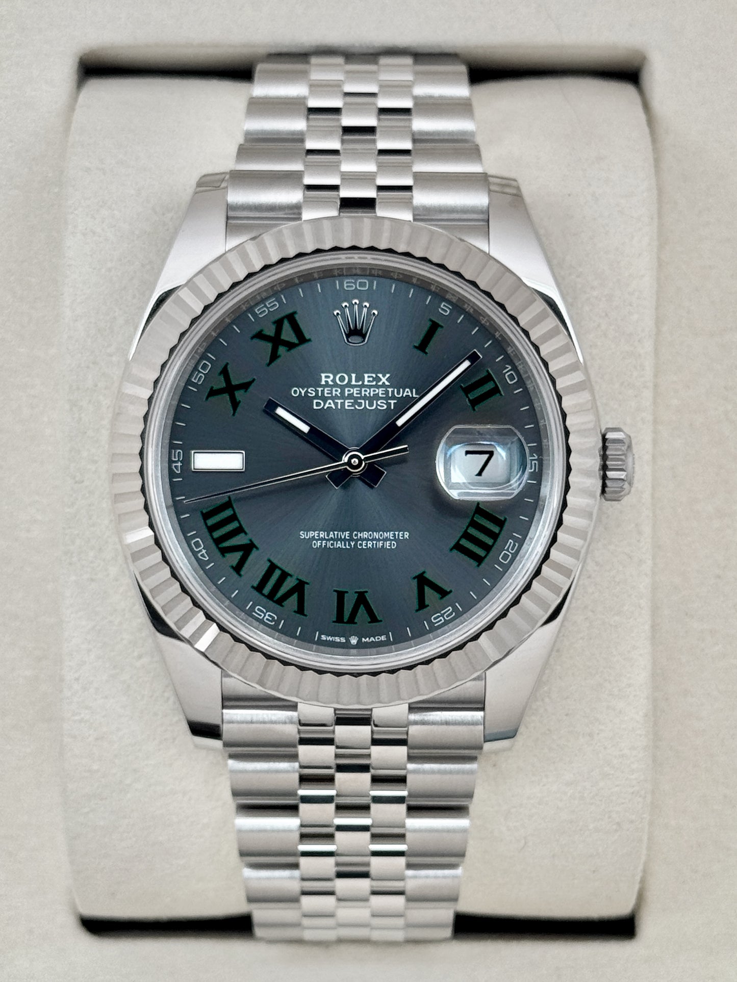 NEW 2026 Rolex Datejust 41mm 126334 Jubilee Wimbledon Dial (STICKERED)