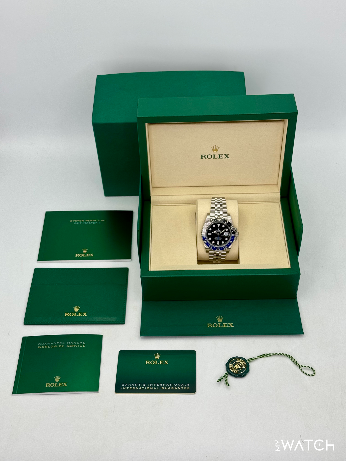 NEW 2025 Rolex GMT-Master II "Batgirl" 40mm 126710BLNR Jubilee - MyWatchLLC