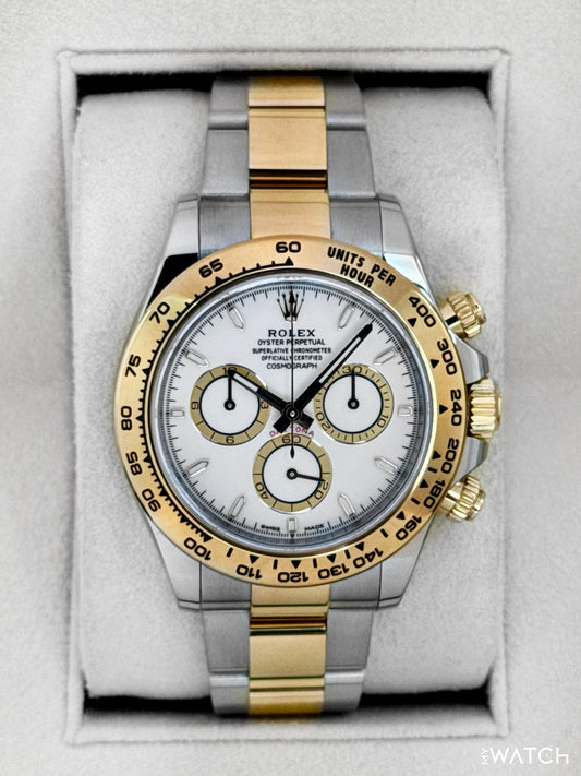 2024 Rolex Daytona 40mm 126503 Two-Tone White Dial - MyWatchLLC