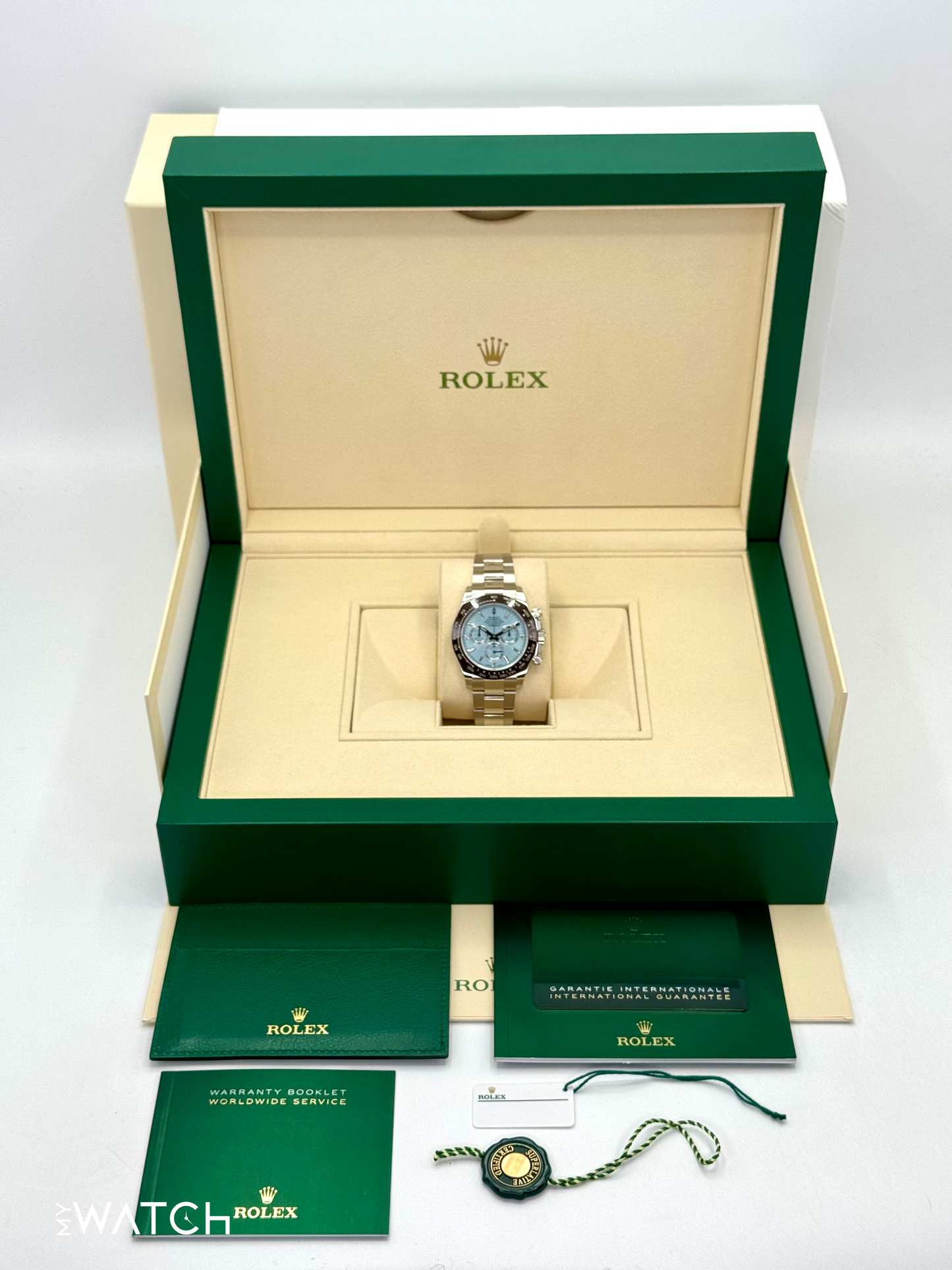 2022 Rolex Daytona 40mm 116506 Platinum Ice Blue Diamond Dial