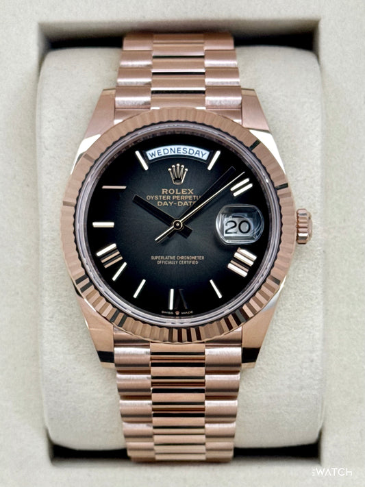 NEW 2026 Rolex Day-Date 40mm 228235 Presidential Slate Ombre Dial - MyWatchLLC