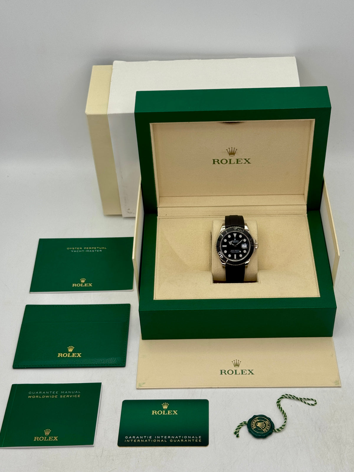 2020 Rolex Yacht-Master 42mm 226659 White Gold Oysterflex Black Dial