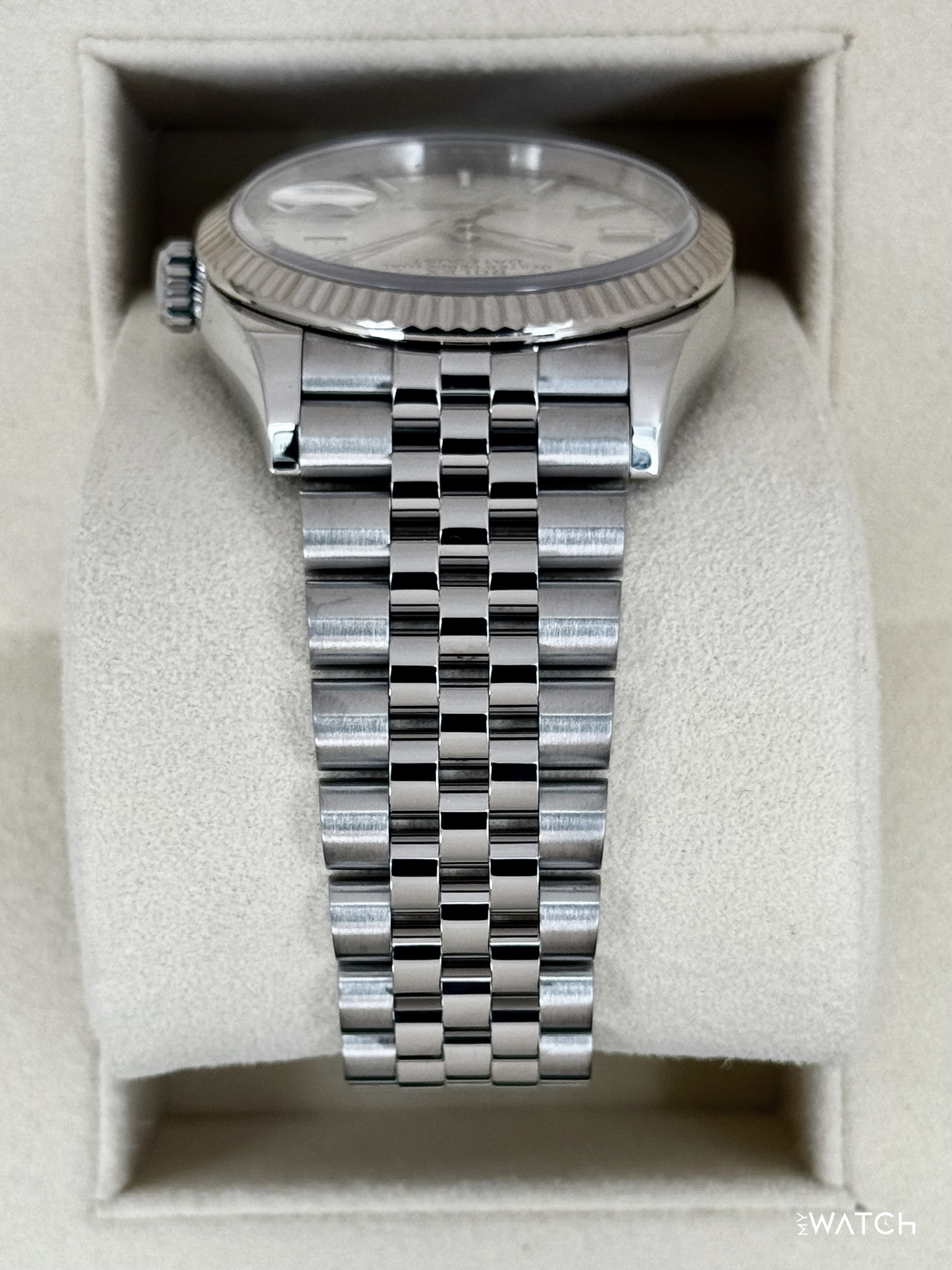2021 Rolex Datejust 36mm 126234 Stainless Steel Jubilee Silver Dial - MyWatchLLC