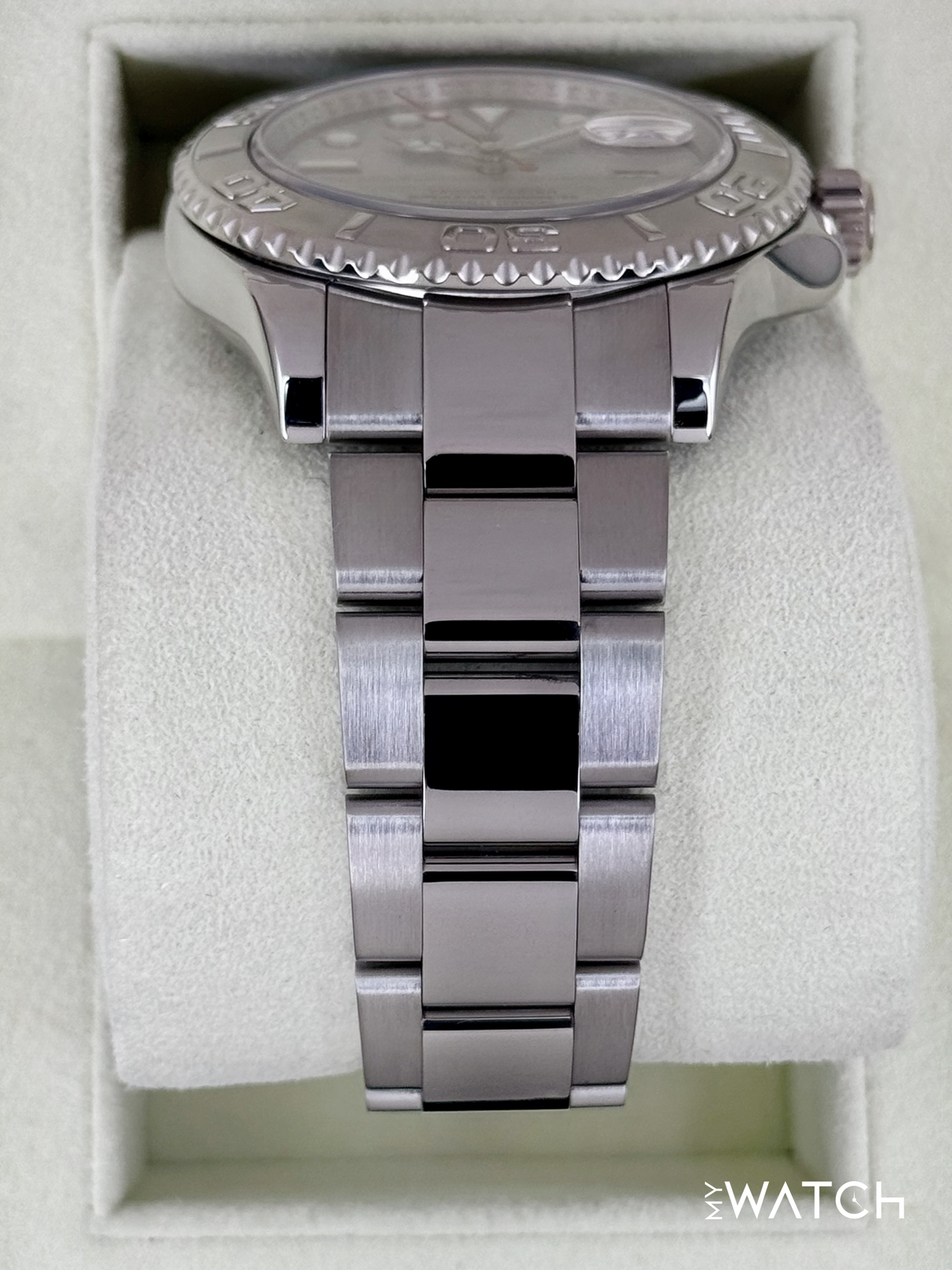 2012 Rolex Yacht-Master 40mm 16622 Platinum Bezel and Dial