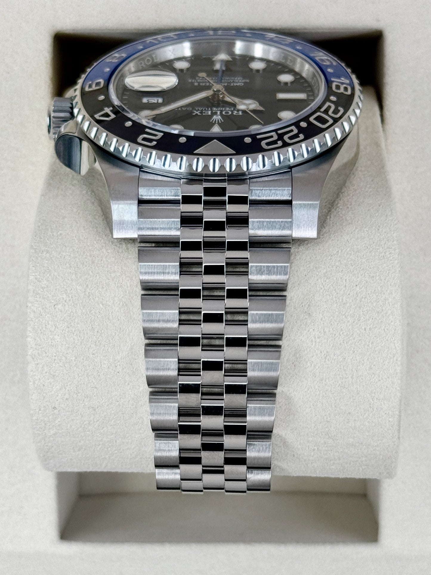 NEW 2026 Rolex GMT-Master II "Batgirl" 40mm 126710BLNR Jubilee (NEW STYLE CARD)