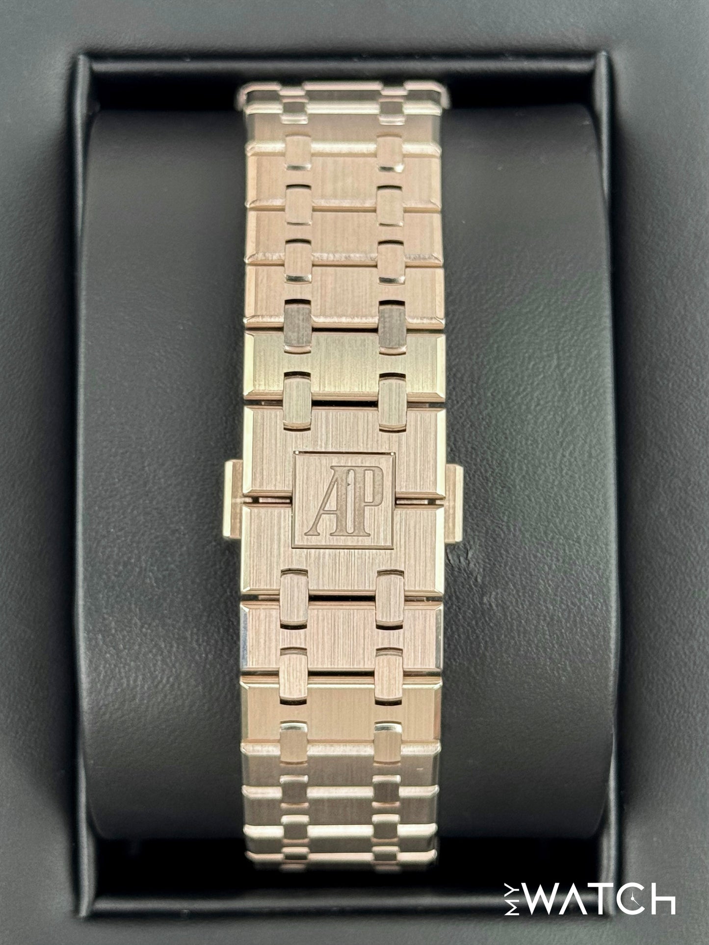 NEW 2025 Audemars Piguet Royal Oak 41mm 26674SG 18kt Sand Gold Perpetual Calendar