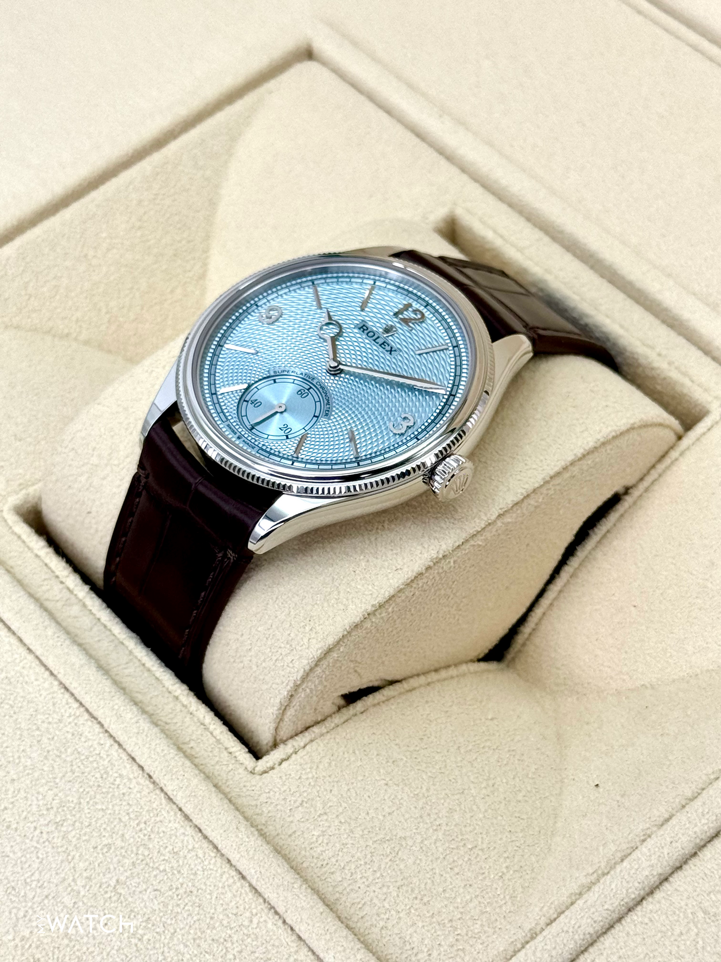 NEW 2025 Rolex 1908 39mm 52506 Platinum Ice Blue Dial