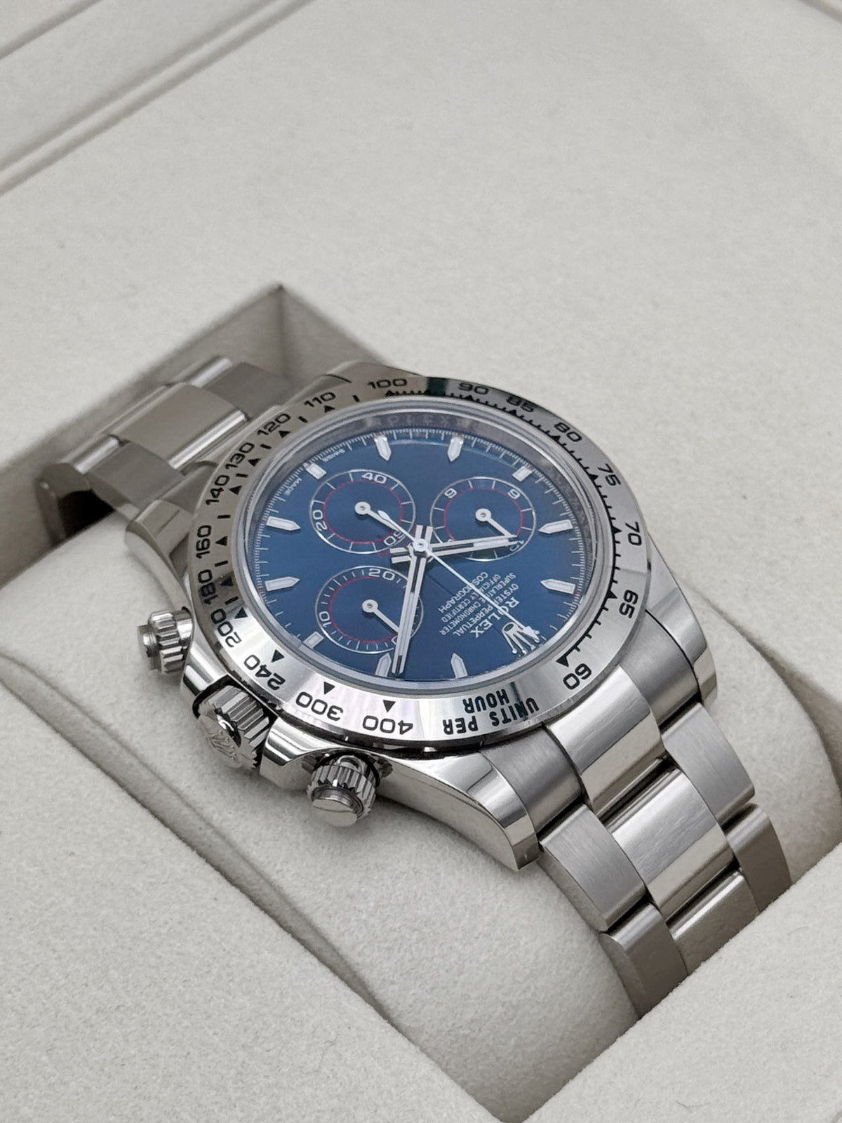 2026 Rolex Daytona 40mm 126509 White Gold Blue Dial