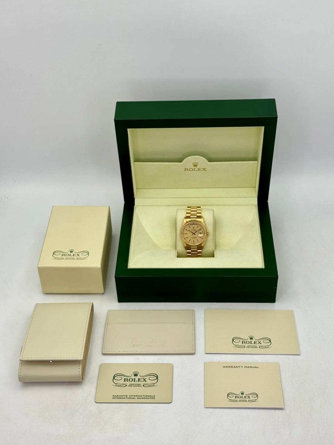 1990 Rolex Day-Date 36mm 18238 Presidential 18kt Yellow Gold Champagne Dial (CPO)