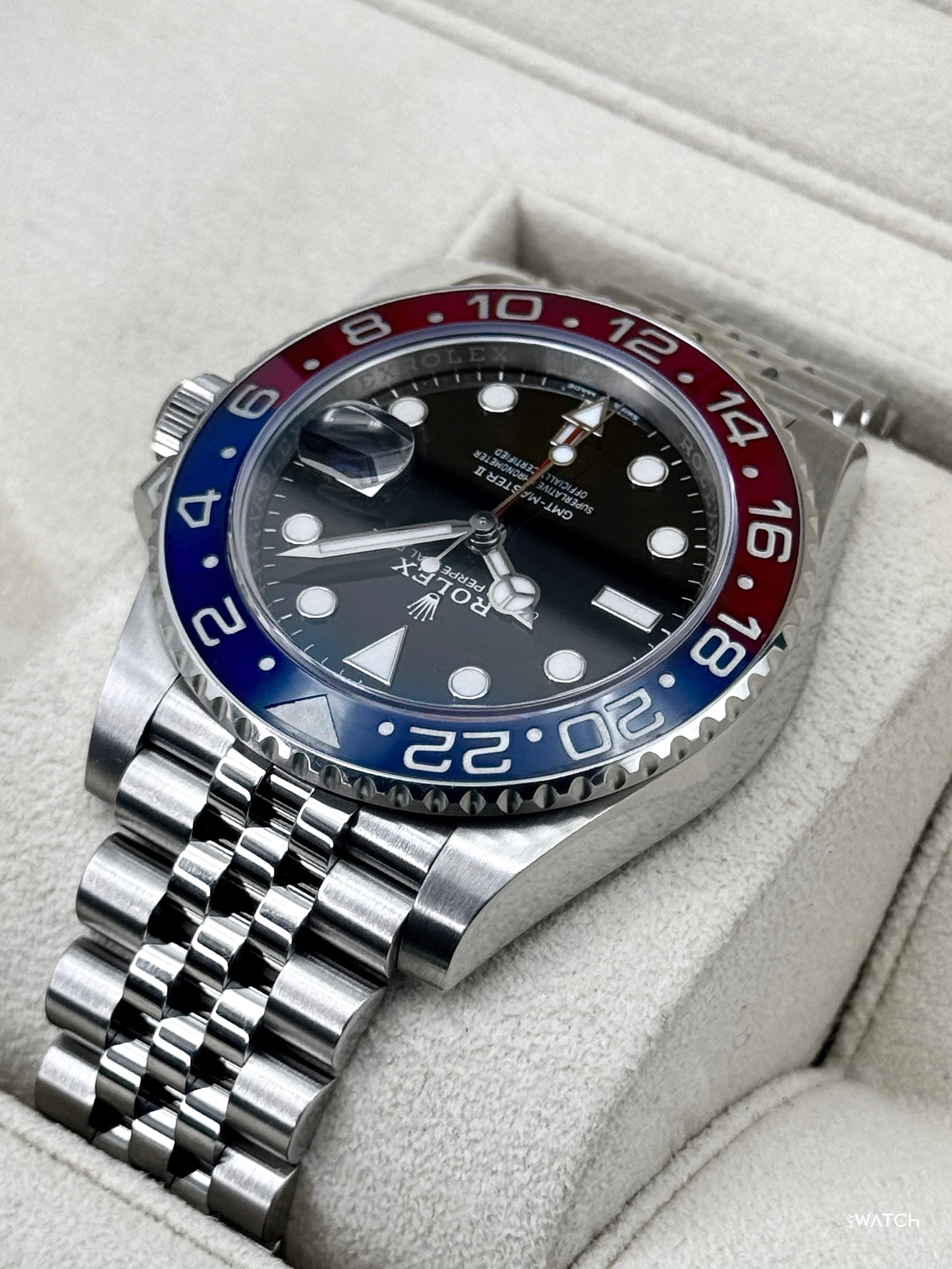 2022 Rolex GMT-Master II "Pepsi" 40mm 126710BLRO Jubilee - MyWatchLLC
