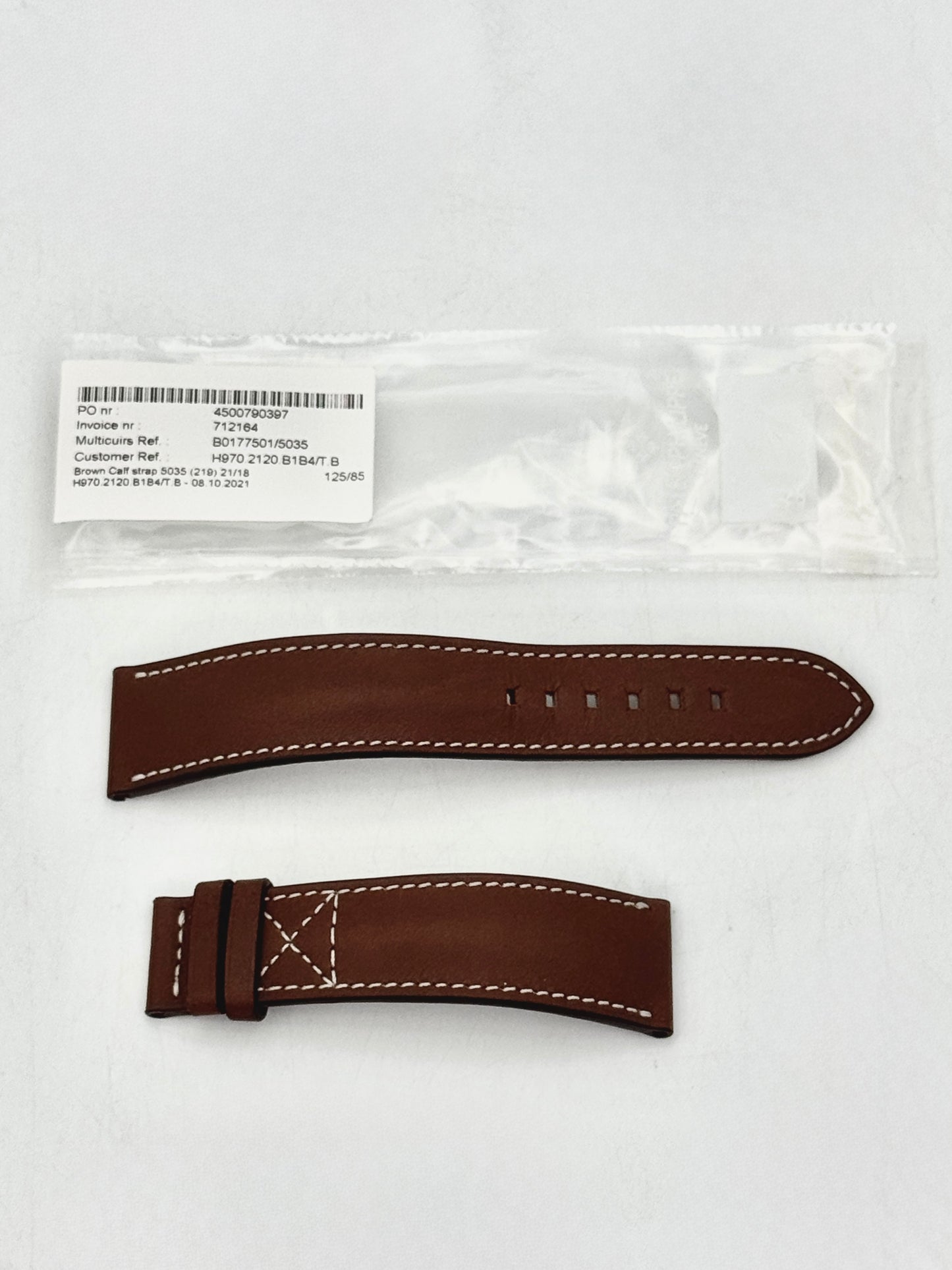 Patek Philippe Calatrava Pilot Time Travel 5524G Brown Leather Strap