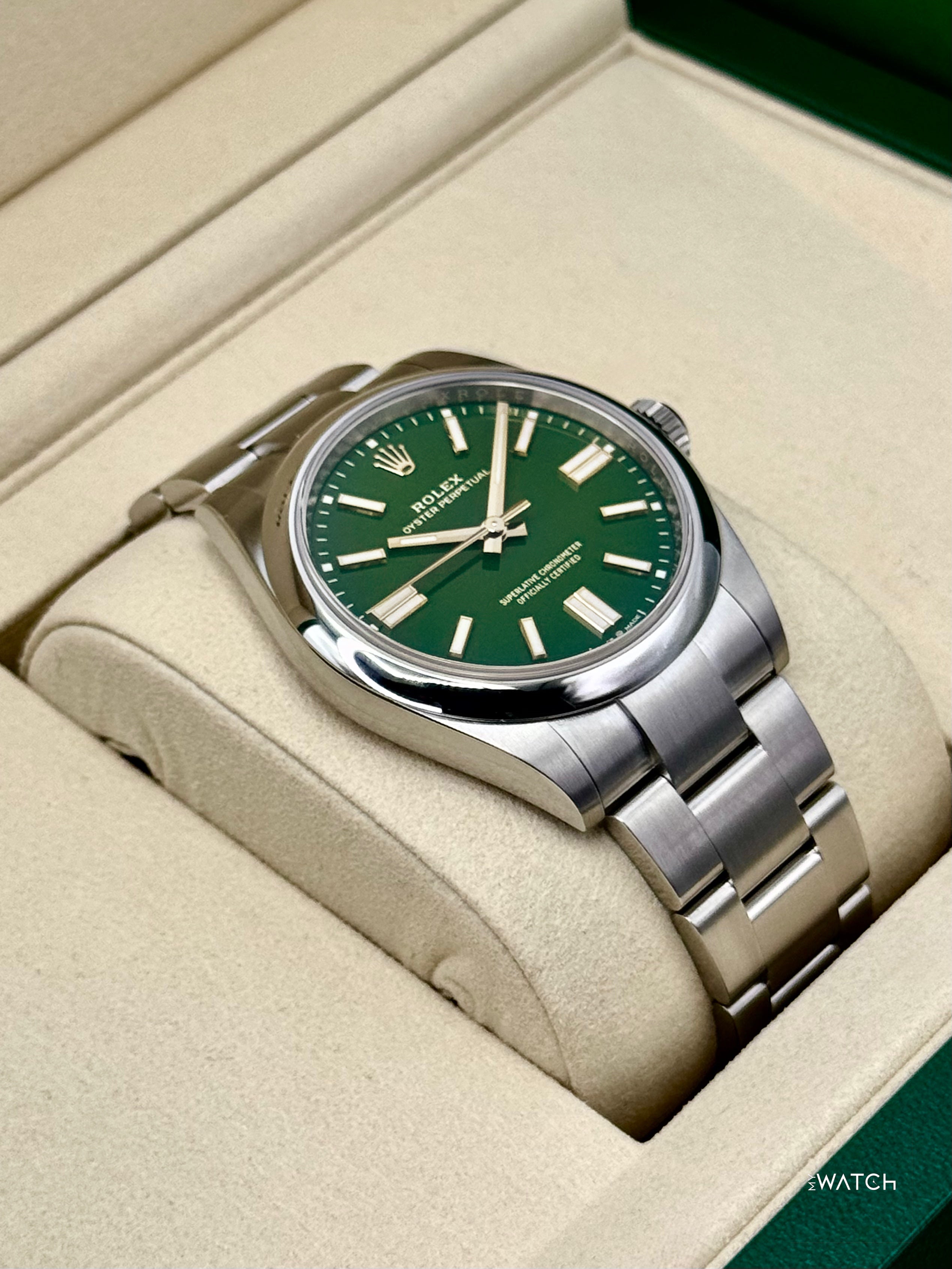 NEW 2025 Rolex Oyster Perpetual 41mm 134300 Green Dial