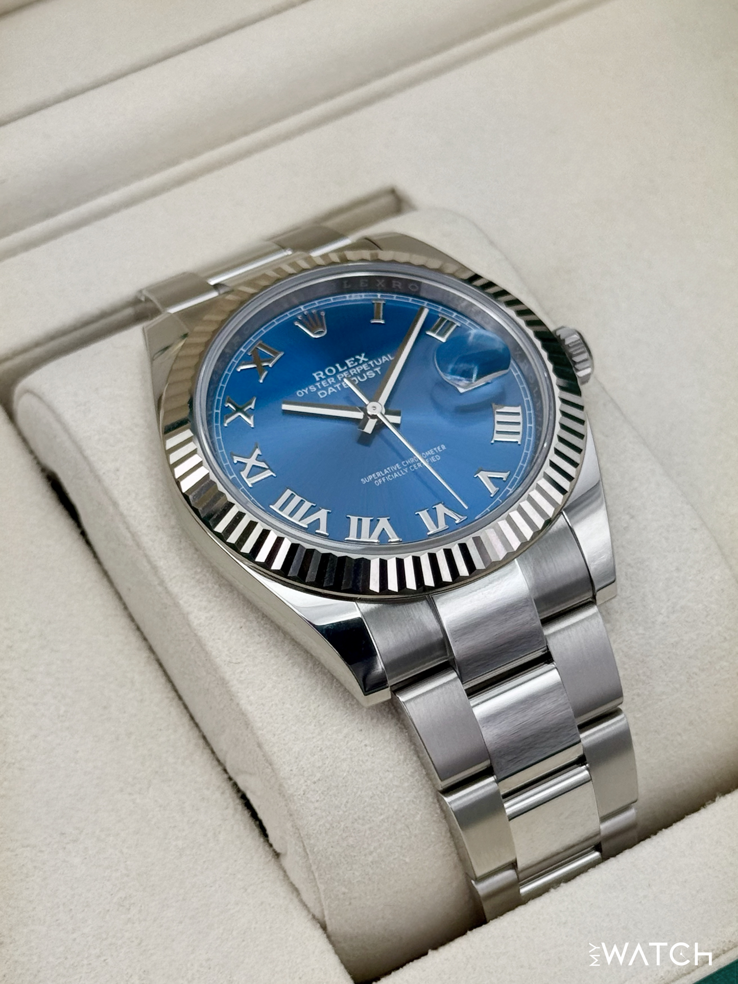 NEW 2025 Rolex Datejust 41mm 126334 Oyster Azzurro-Blue Dial