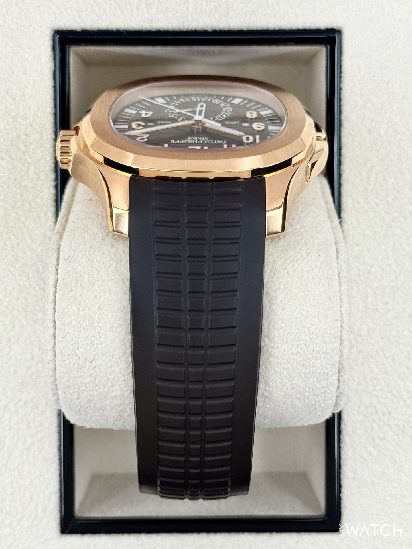 2024 Patek Philippe Aquanaut 40.8mm 5164R-001 Rose Gold Brown Dial - MyWatchLLC